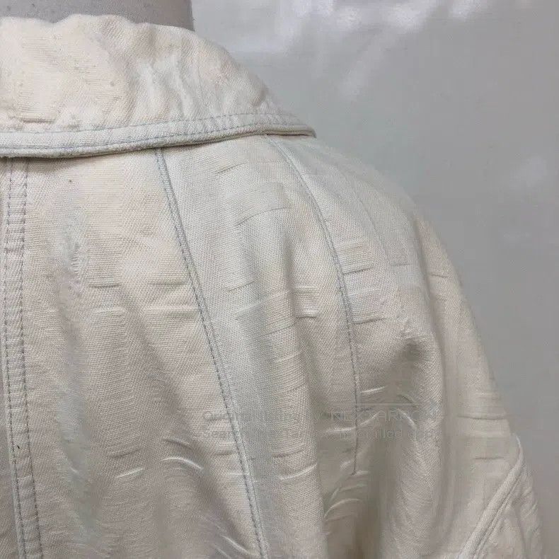 Fendi Fendi Subtle Pattern Destroyed Denim Cotton Jacket Size XXS / US 00 / IT 34 - 8 Thumbnail