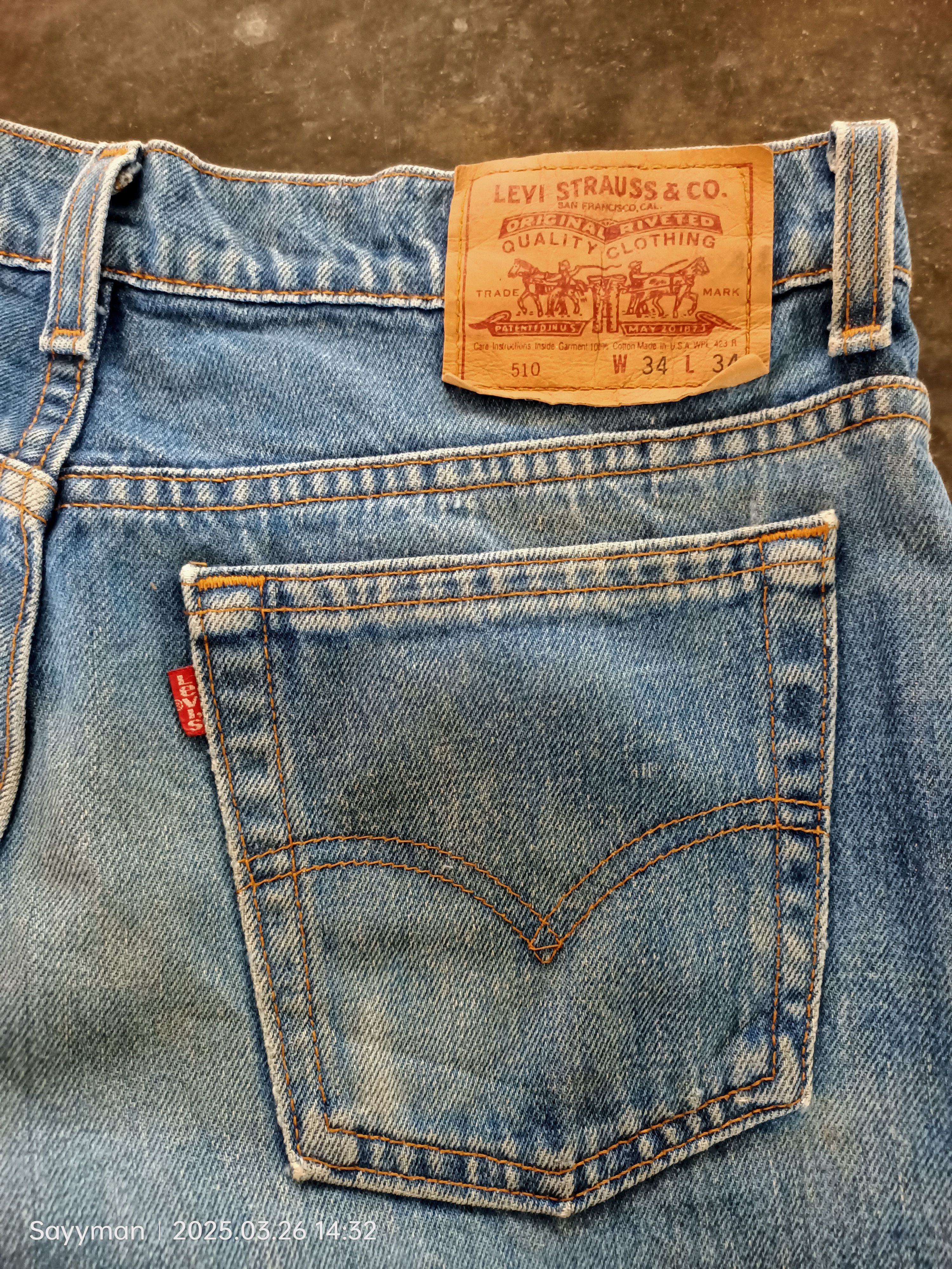 Levi's × Vintage Vintage Levi’s 510 MadeInUSA W34 Size US 34 / EU 50 - 7 Thumbnail