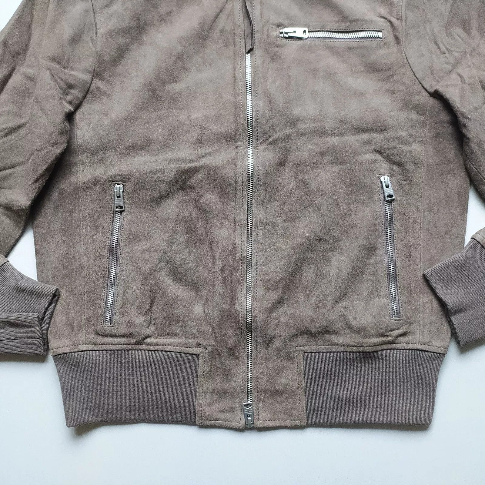 Allsaints ALLSAINTS Olmo Suede Leather Jacket IFD 0728 Size US M / EU 48-50 / 2 - 3 Thumbnail
