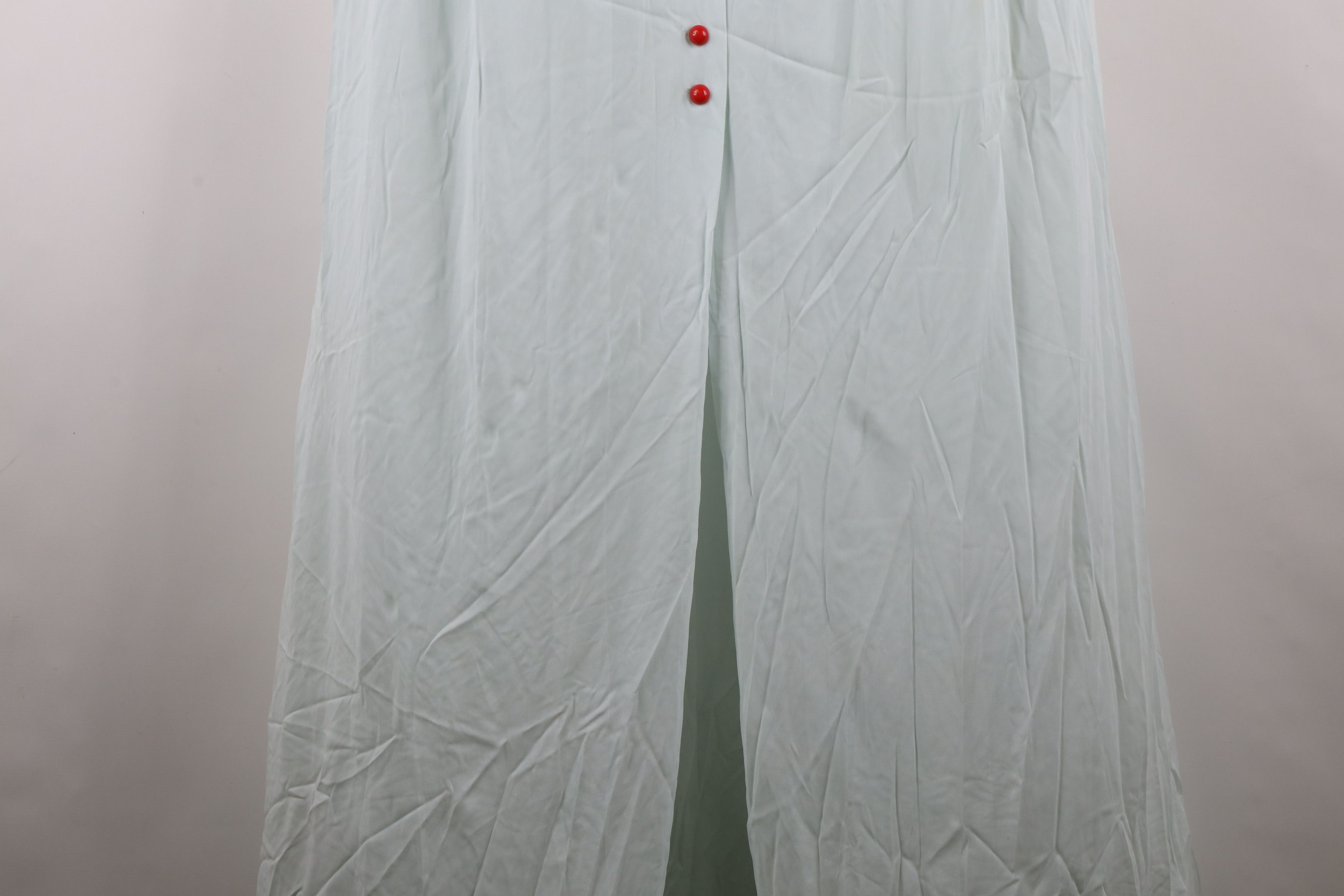 Vintage Vintage 70s Streetwear Silky Flower Muu Muu Night Gown Size M / US 6-8 / IT 42-44 - 4 Thumbnail