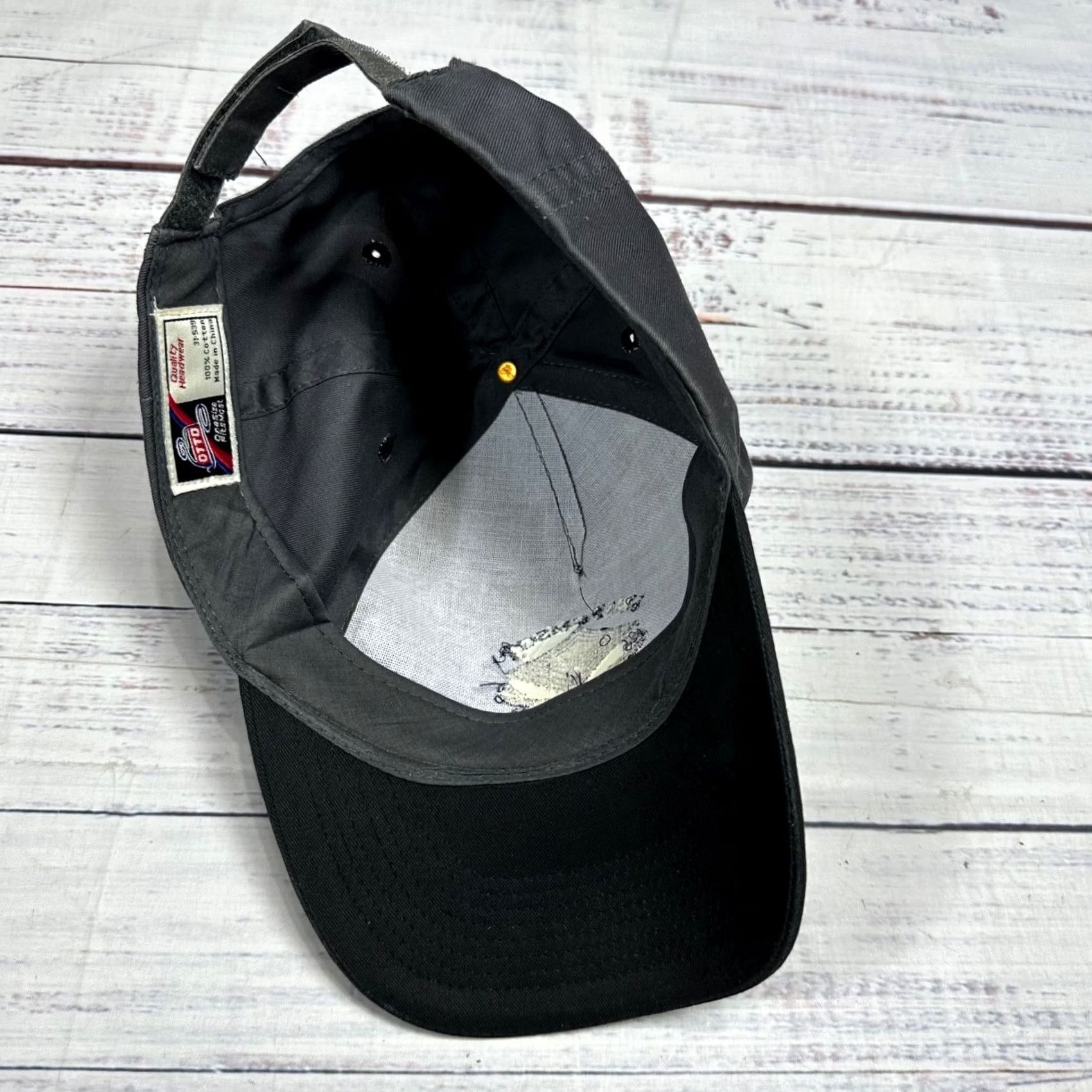 Vintage US Air Force USAF CMSGT Gray Adjustable Ball Cap 100% Cotton Baseball Hat Mens One Size Baseball Cap Gray US Air Force Cap Size ONE SIZE - 7 Thumbnail