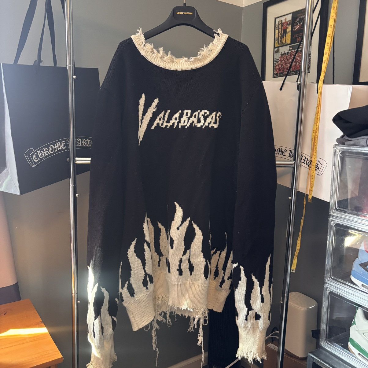 Valabasas Valabasas Flames Sweater Size US XXL / EU 58 / 5 - 1 Thumbnail