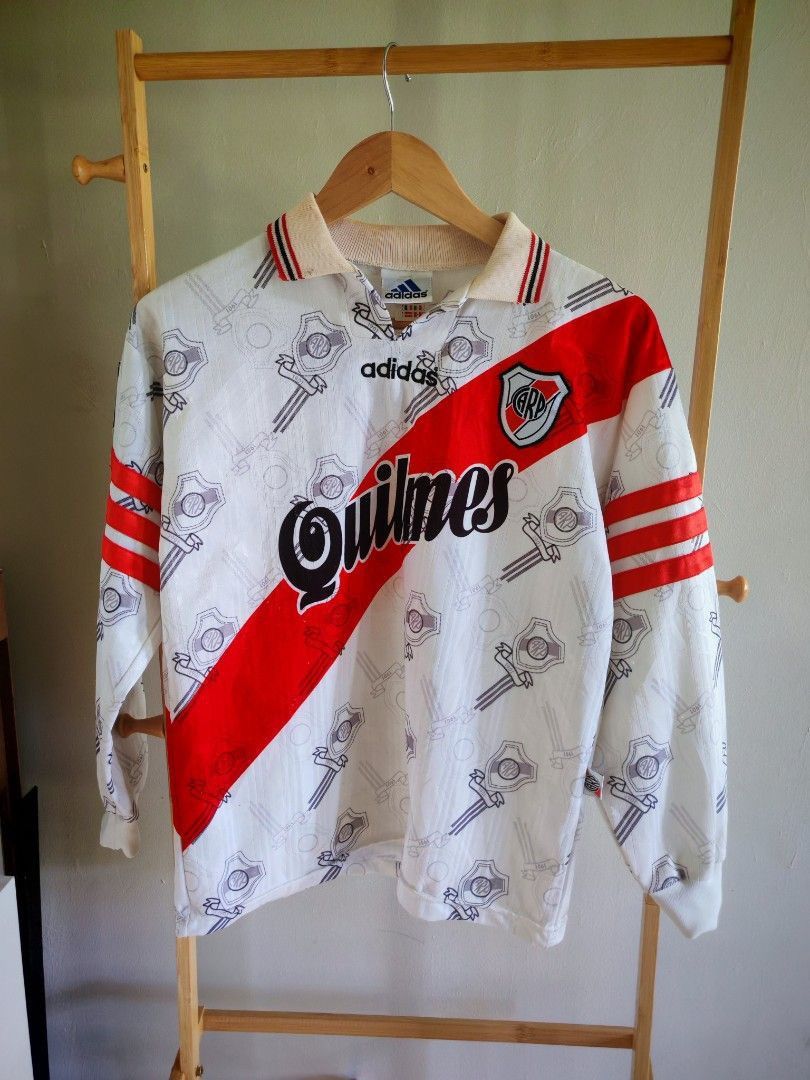 Adidas Adidas River Plate 96–98 Home LS Jersey Size US S / EU 44-46 / 1 - 1 Thumbnail