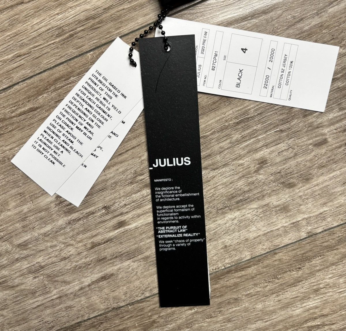 Julius Julius 7 T-Shirt black Size 4, 827CPM1 Size US XL / EU 56 / 4 - 5 Thumbnail