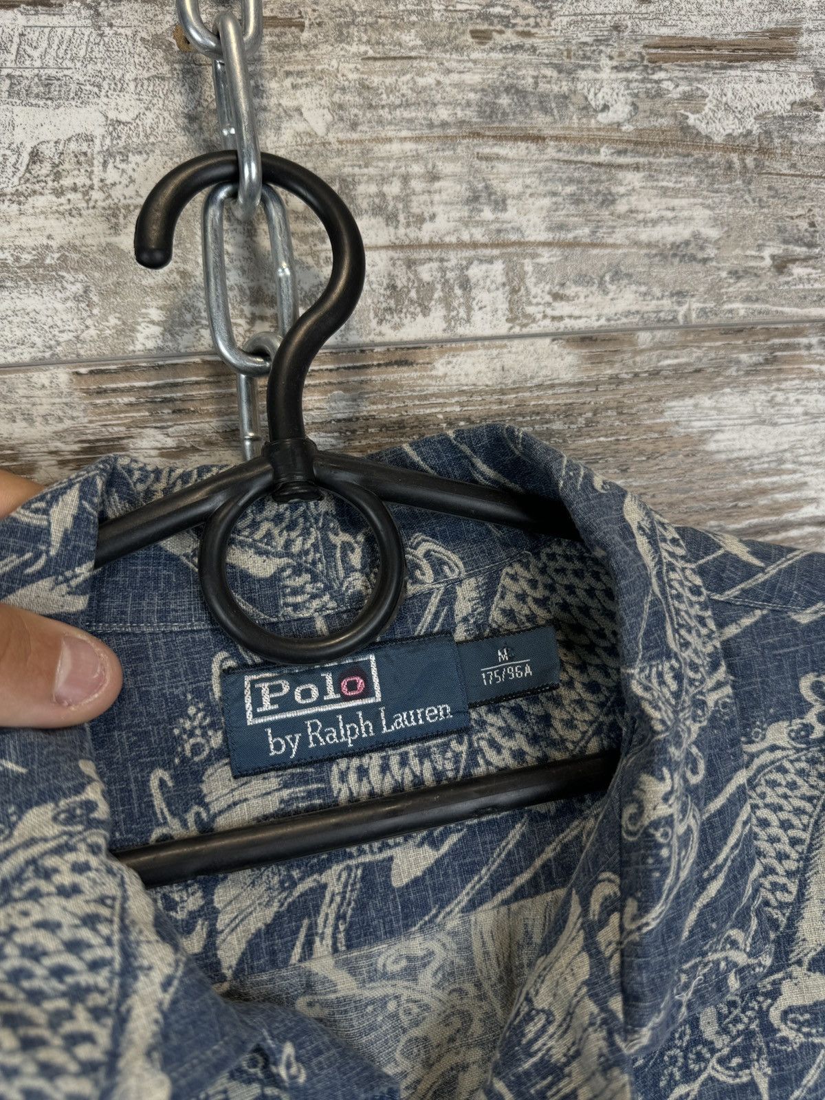 Polo Ralph Lauren × Vintage Mens Vintage Polo Ralph Lauren Shirts button up fish luxury Size US M / EU 48-50 / 2 - 7 Thumbnail