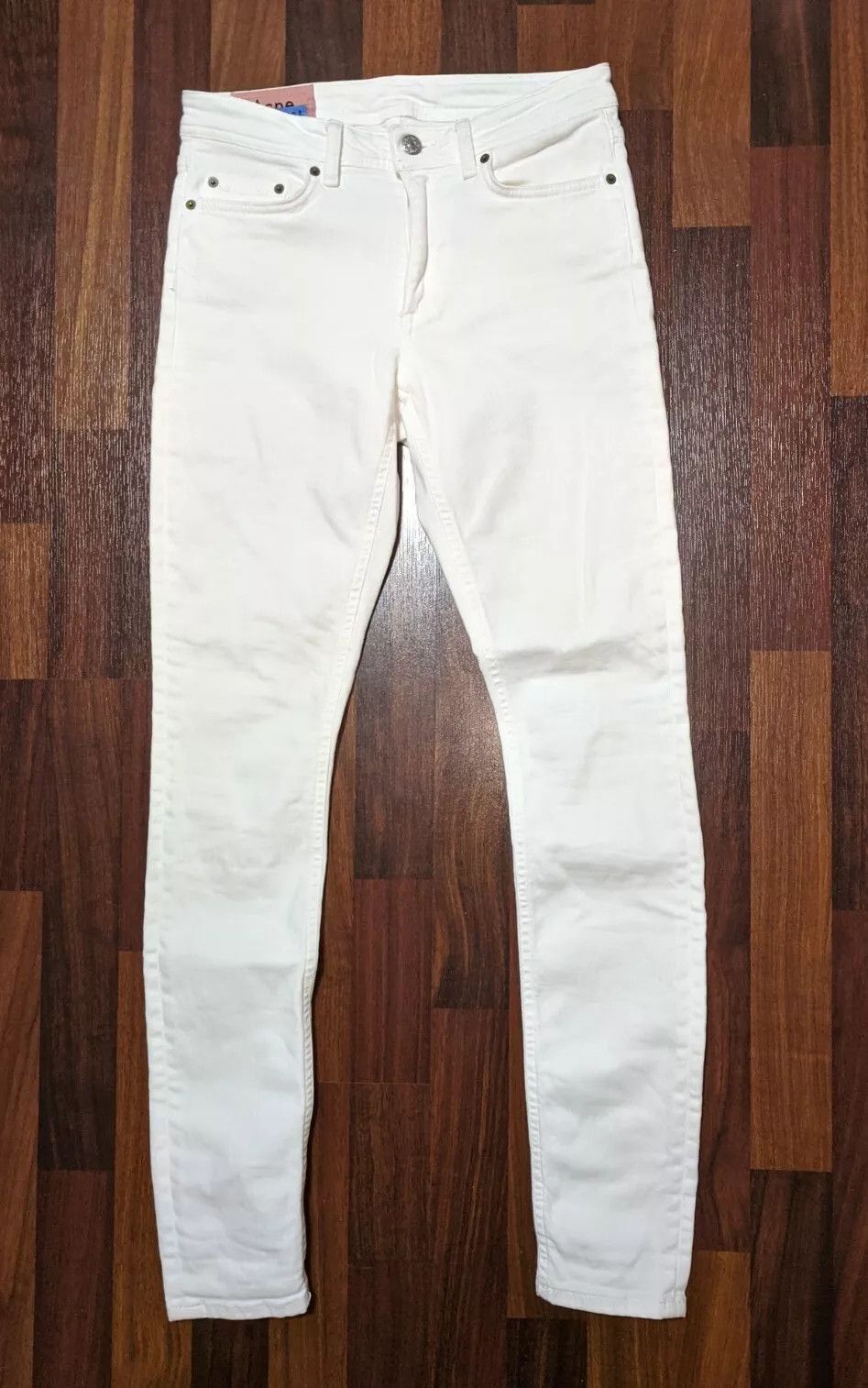 Acne Studios Acne Studios Climb White jeans ~ SIZE 27 ~ Size 27" / US 4 / IT 40 - 4 Thumbnail