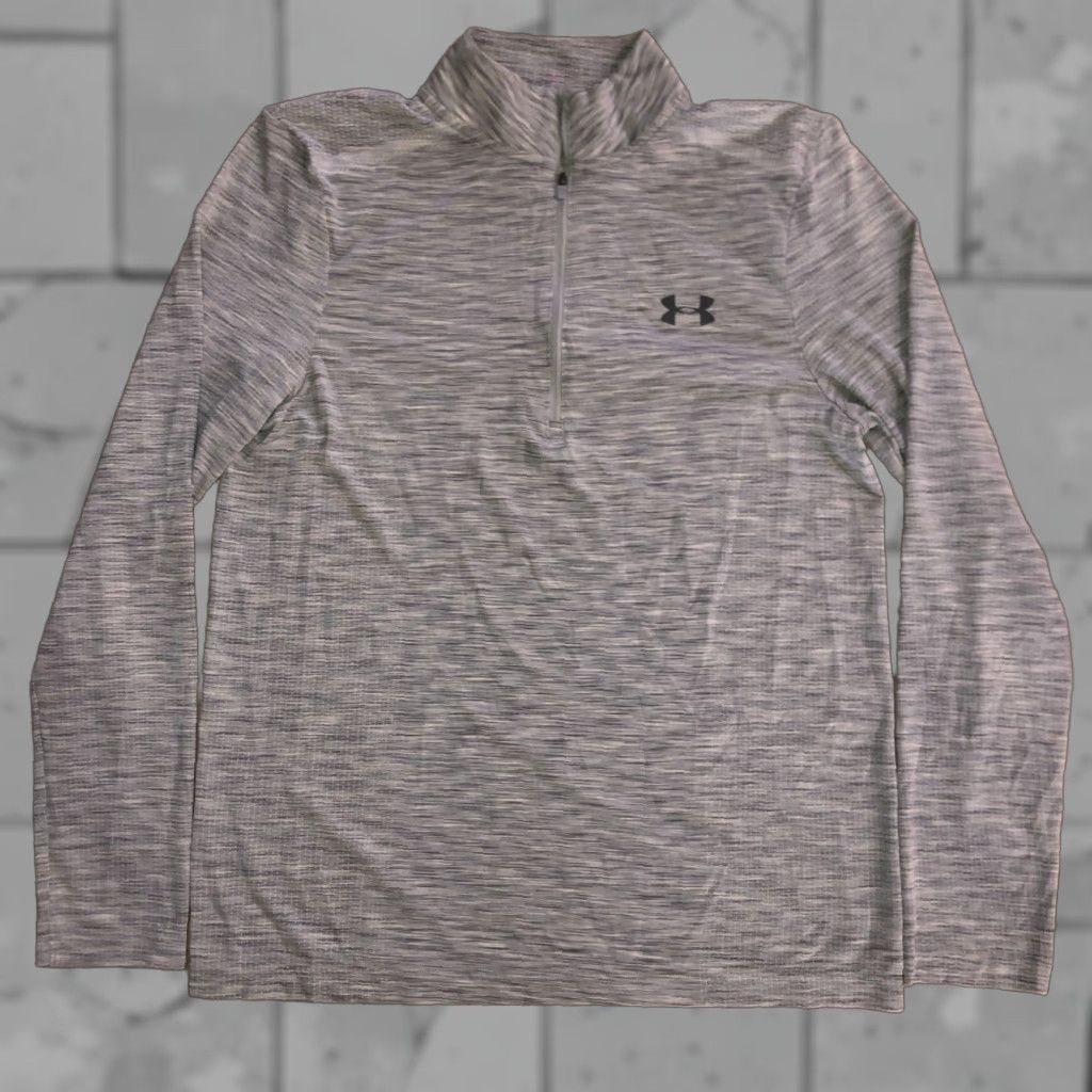 Under Armour Under Armour Gray Half Zip Pullover Mens Size M Size US M / EU 48-50 / 2 - 1 Thumbnail