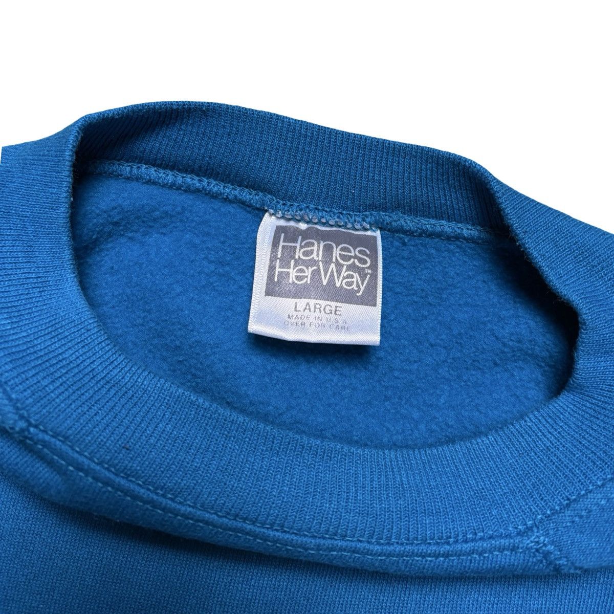 Hanes Vintage Hanes Her Way Pullover Crewneck Sweatshirt Large USA Size L / US 10 / IT 46 - 3 Thumbnail