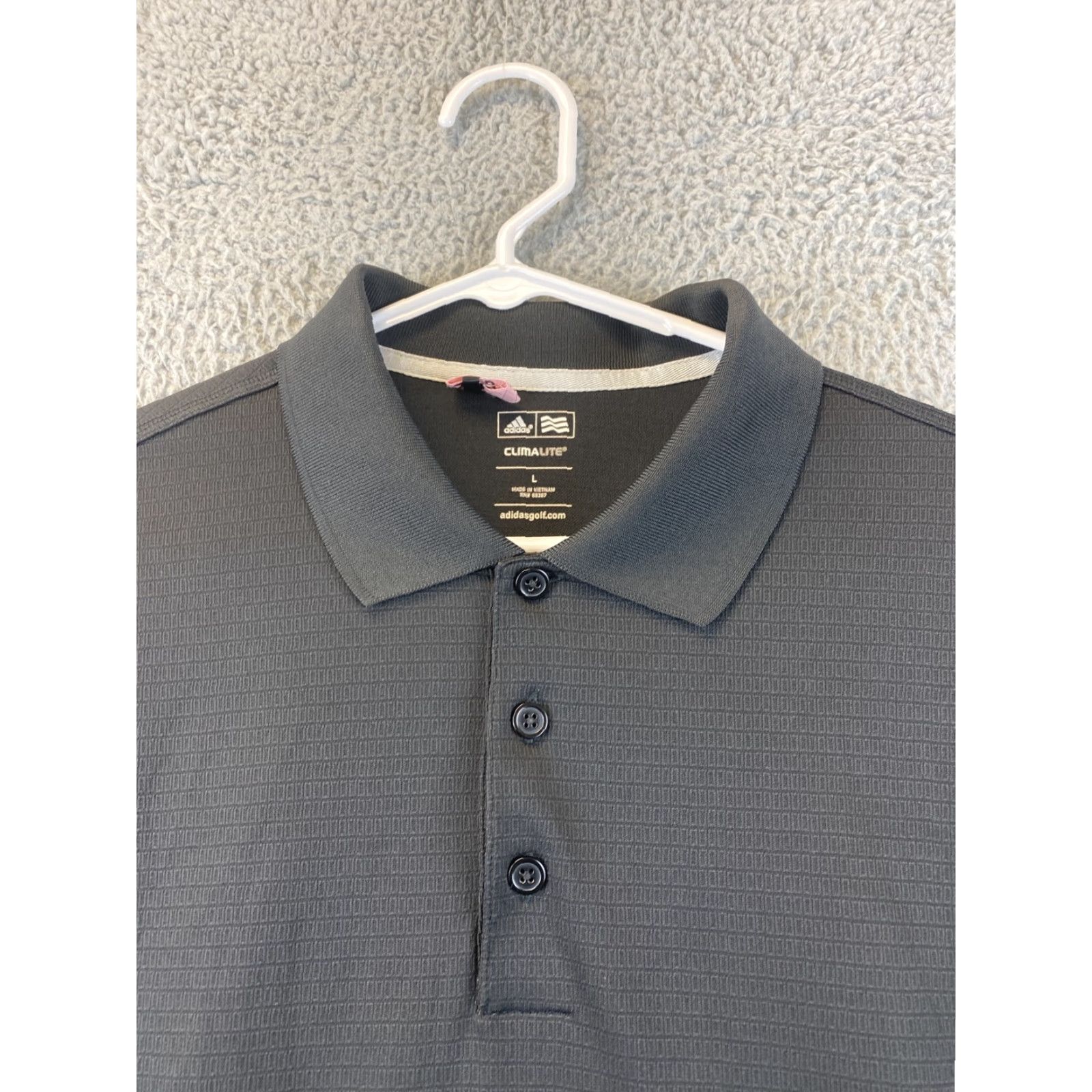 Adidas adidas Climalite Polo Shirt Men L Black Athletic Golf Shirt /86-7 Size US L / EU 52-54 / 3 - 2 Thumbnail