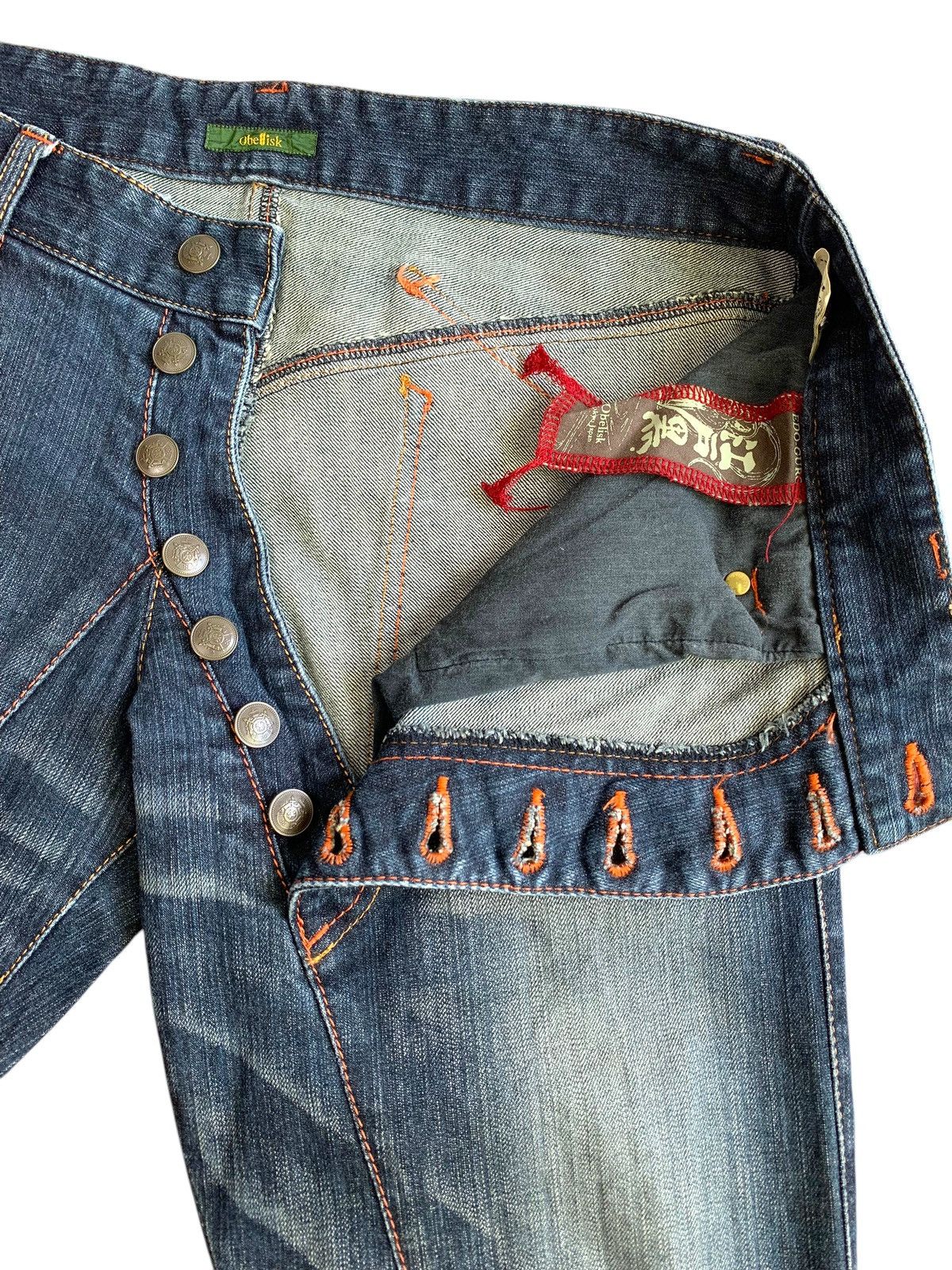 Obelisk Obelisk Archive Edo Black Flared Indigo Mudwash Denim Size US 32 / EU 48 - 16 Thumbnail