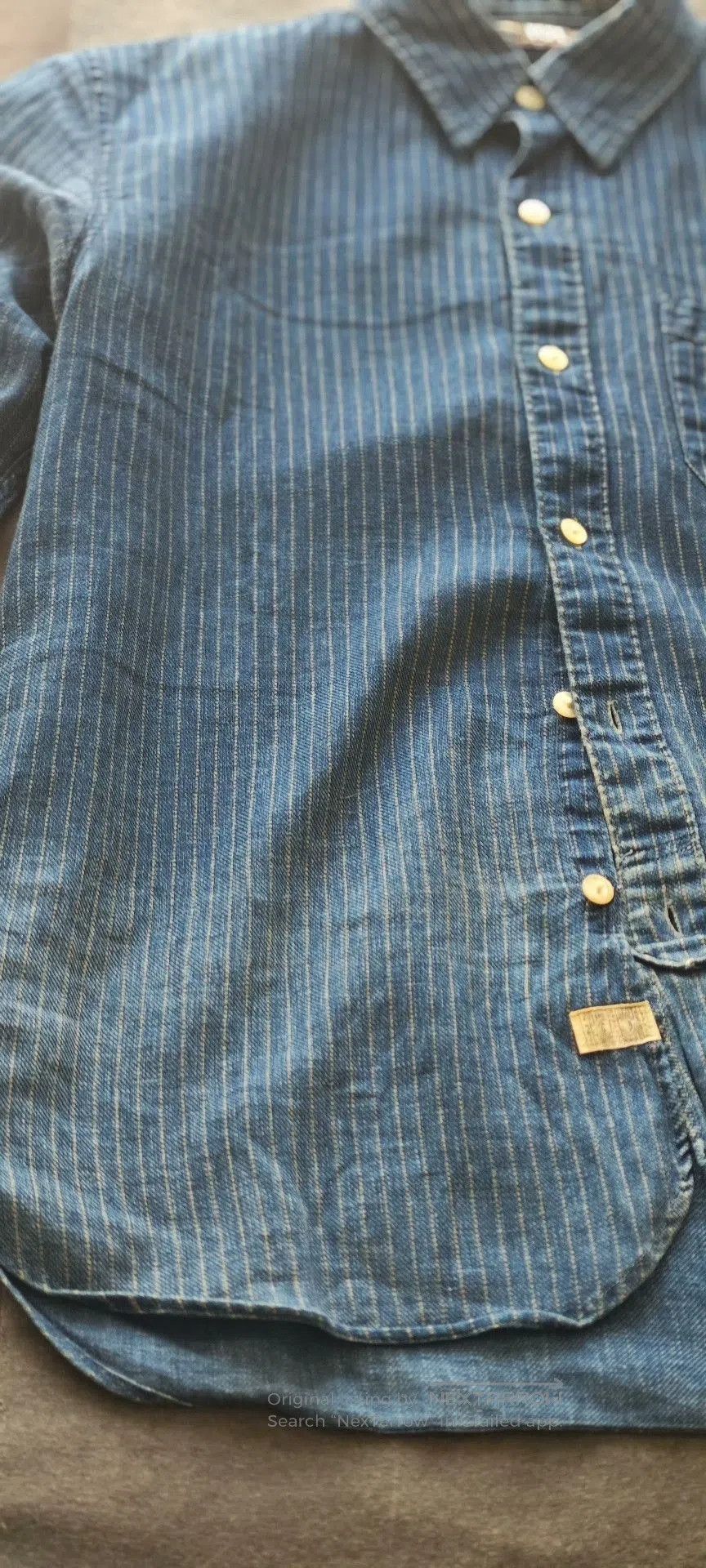 RRL Ralph Lauren RRL Ralph Lauren 2015 Blue Striped Shirt. Size US S / EU 44-46 / 1 - 5 Thumbnail
