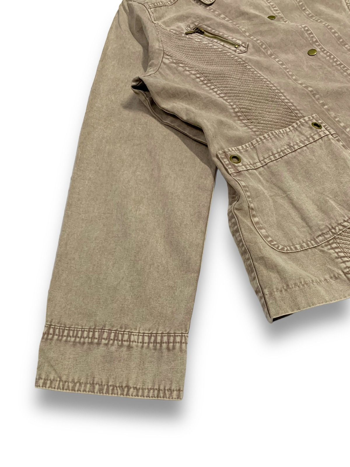 Japanese Brand Vintage Japanese Brand Snap Button Cotton Jacket Size L / US 10 / IT 46 - 10 Thumbnail