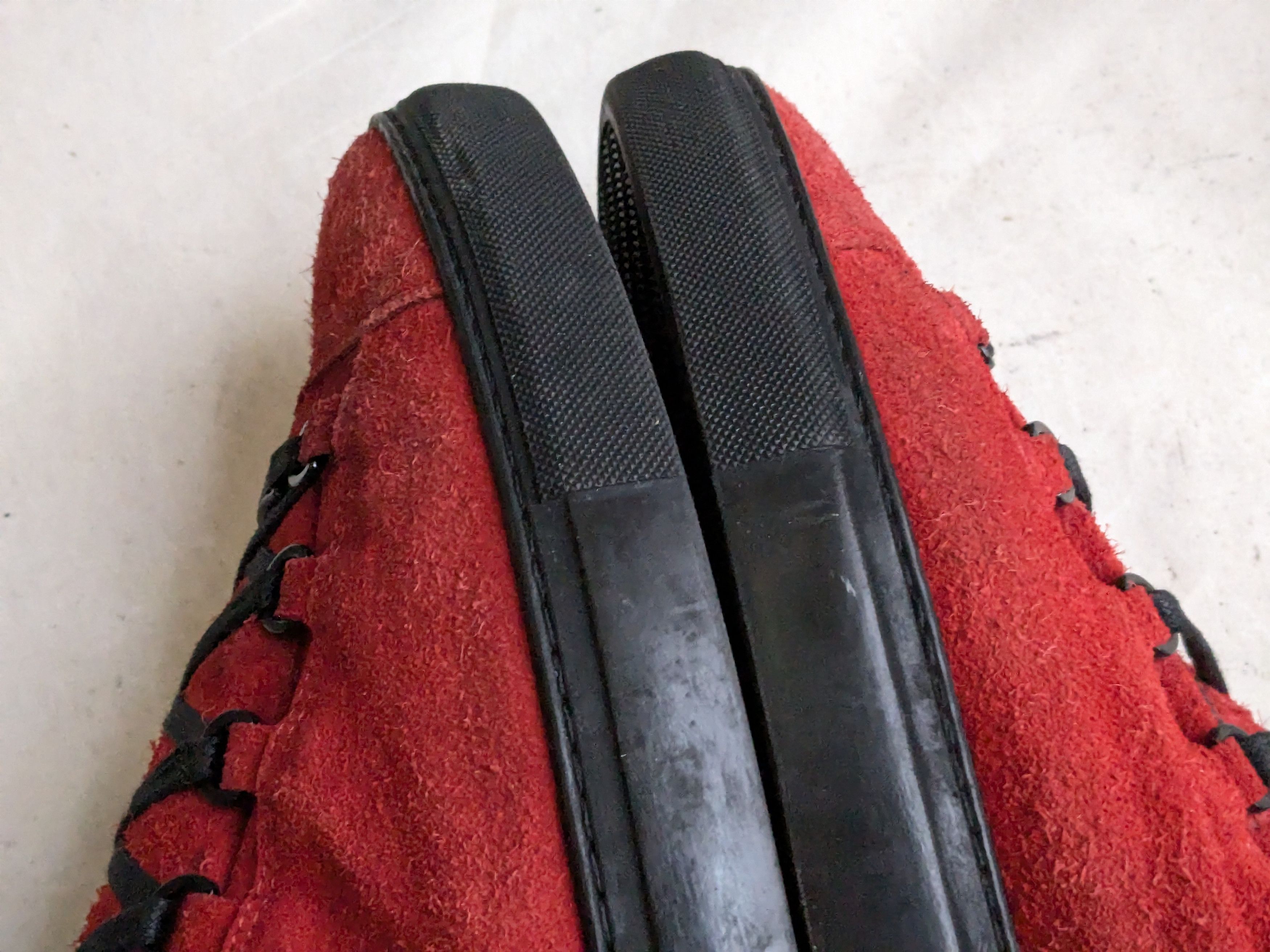 Balenciaga Balenciaga Arena Red Black High Tops 14 Suede Leather Size US 14 / EU 47 - 8 Thumbnail