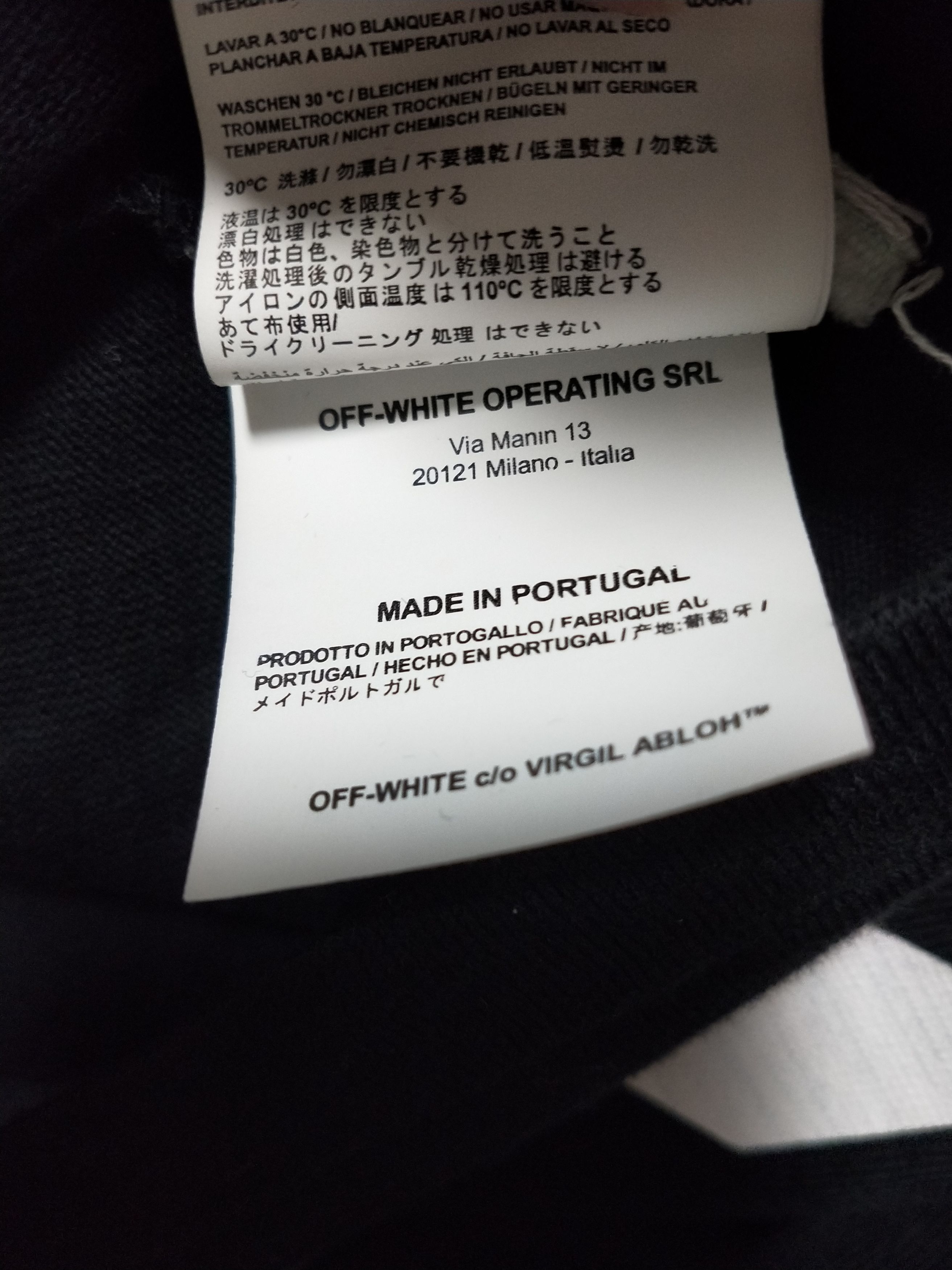 Off-White Diagonal Caravaggio L/S Tee Size US S / EU 44-46 / 1 - 7 Thumbnail
