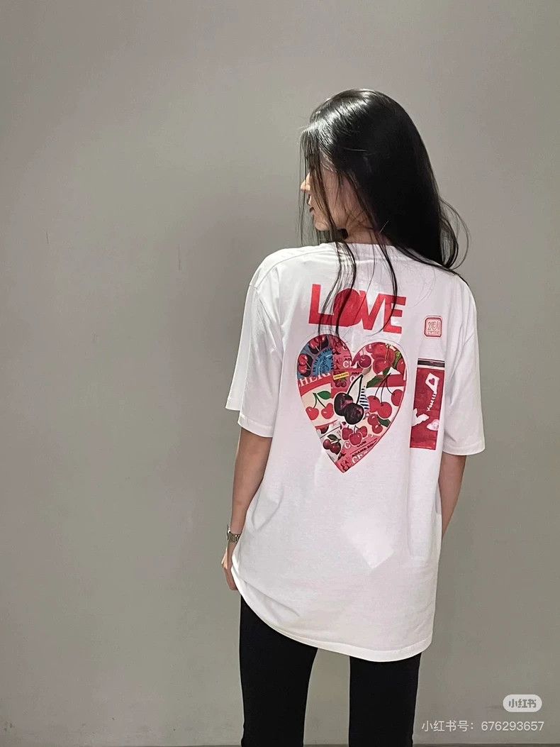 Loewe Loewe Valentine's day series short sleeves, love cherry X. Size M / US 6-8 / IT 42-44 - 5 Thumbnail