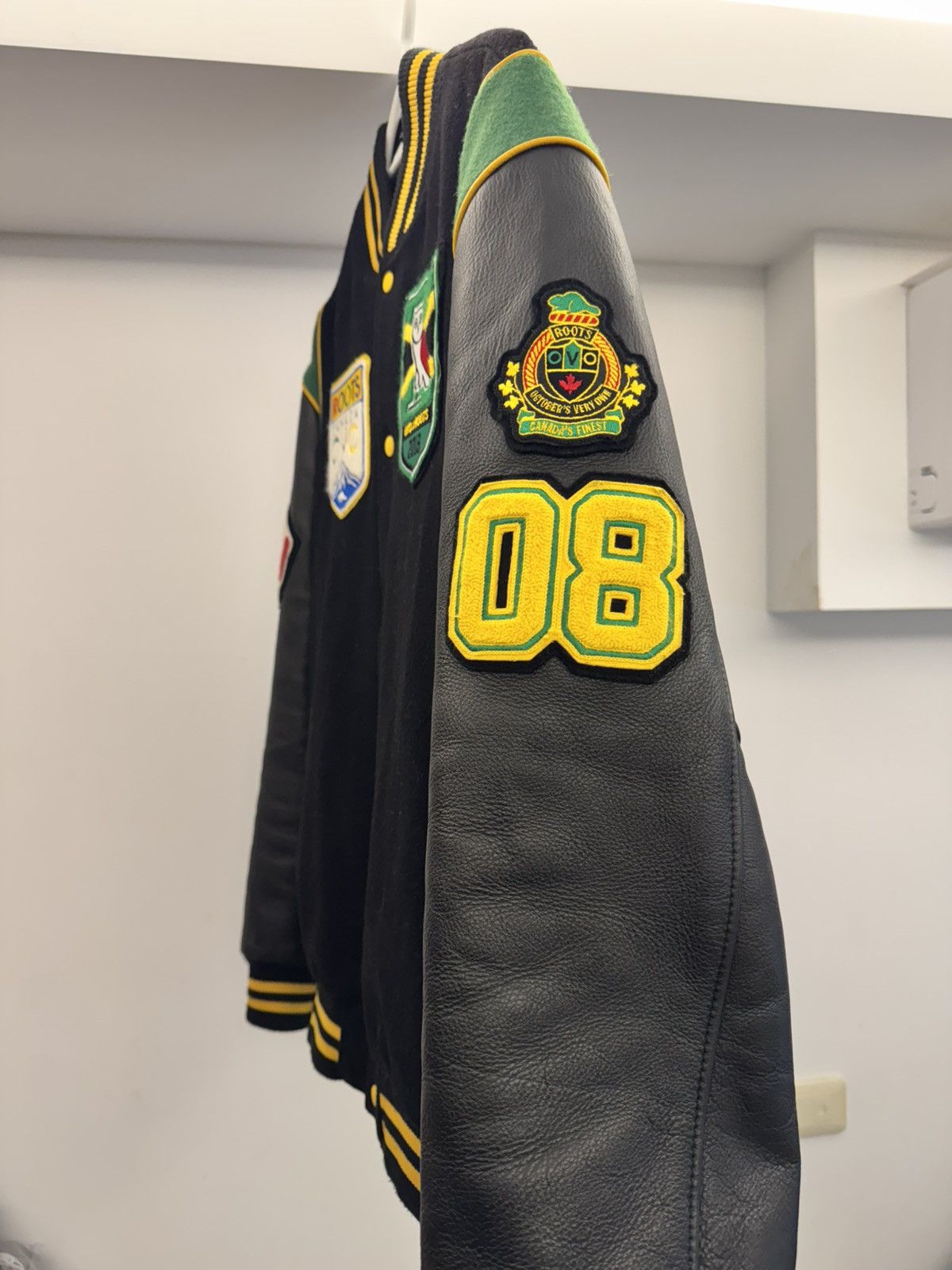 October's Very Own × Roots Roots X October’s Very Own(OVO) Varsity Jacket Size US XL / EU 56 / 4 - 4 Thumbnail