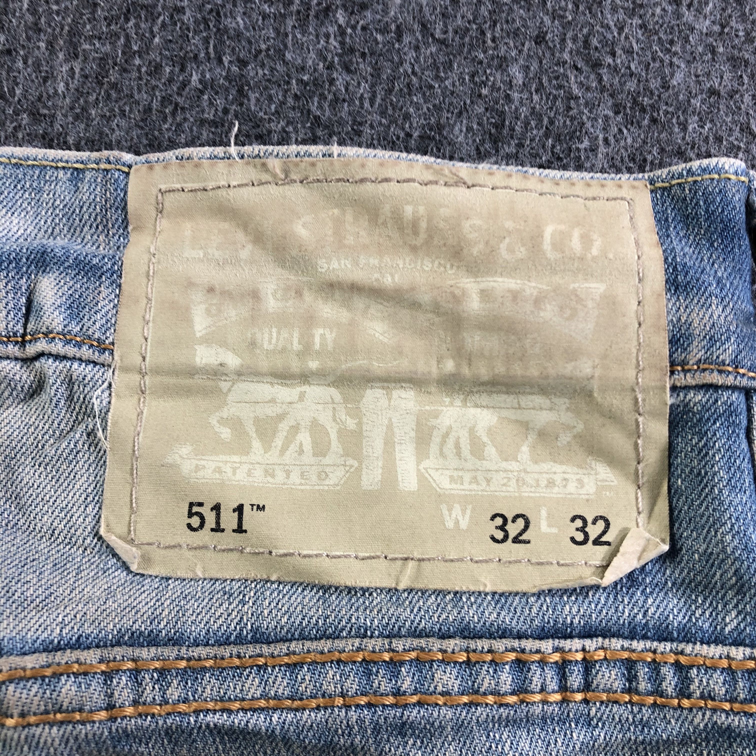 Levi's Vintage Light Wash Levis 511 Jeans-J3901 Size US 33 - 5 Thumbnail