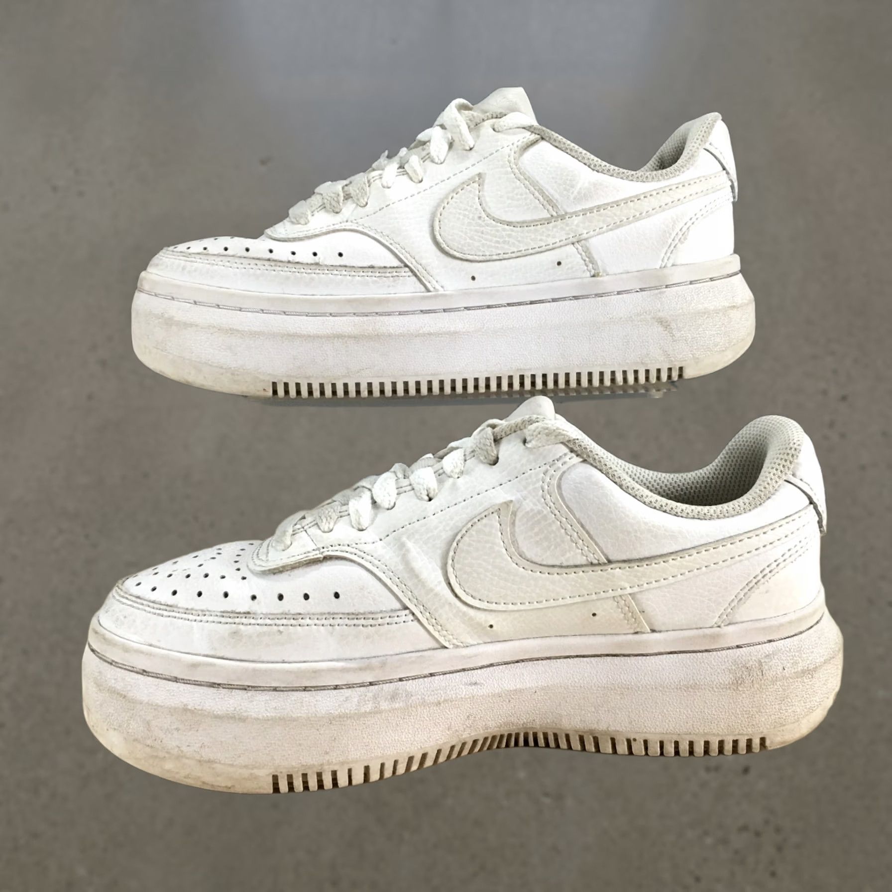 Nike Nike Court Vision Alta Sneakers Womens 7 White Lace Up Low Top Comfort Casual Shoes Size M / US 6-8 / IT 42-44 - 1 Thumbnail