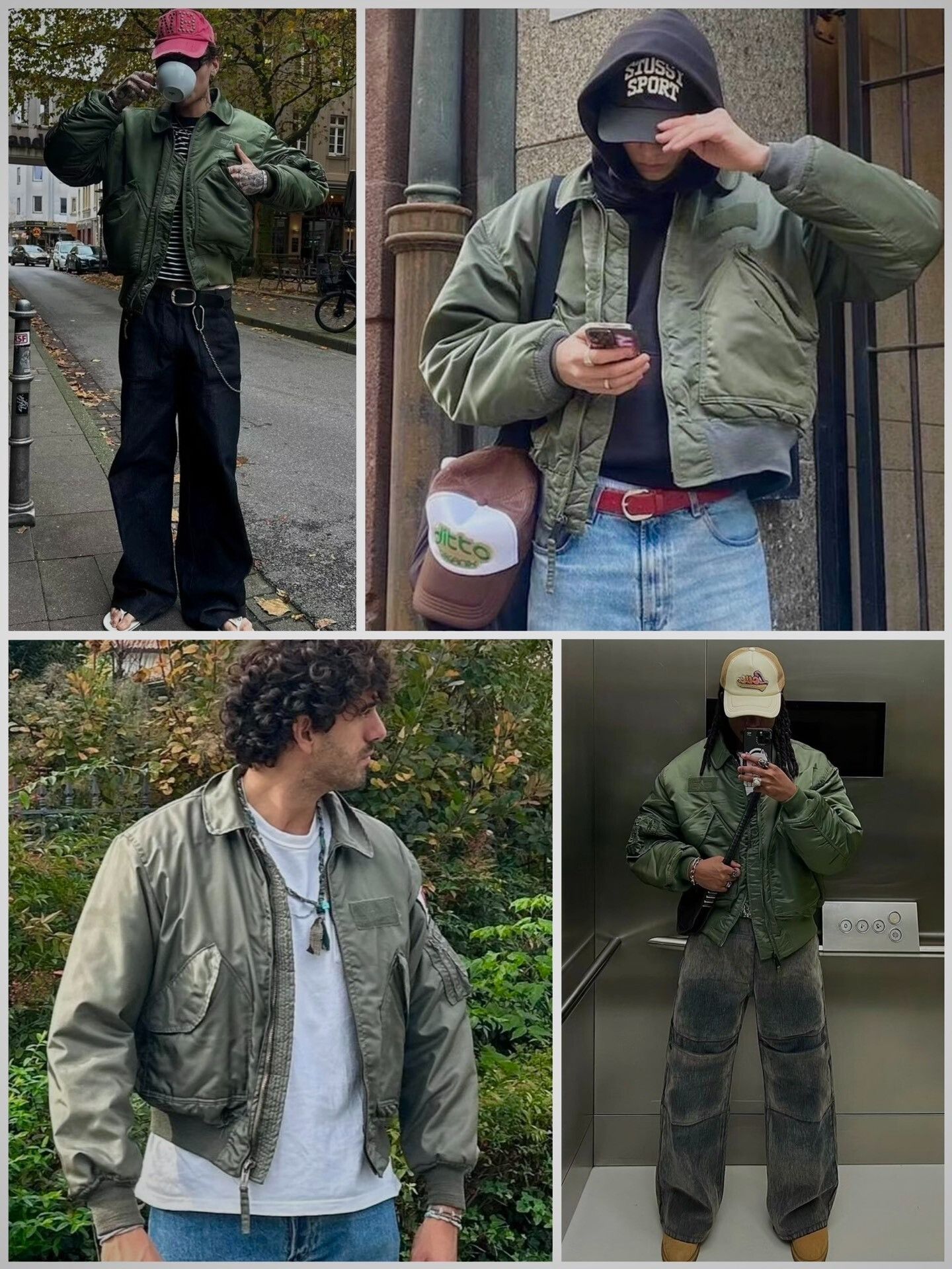 Vintage Vintage Alpha CWU-45P Bomber Jacket Size US M / EU 48-50 / 2 - 1 Thumbnail