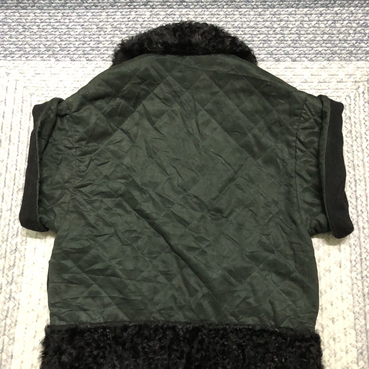 Japanese Brand Rare Vivienne Westwood Sleeveless Sherpa Trench Jacket Size US S / EU 44-46 / 1 - 6 Thumbnail