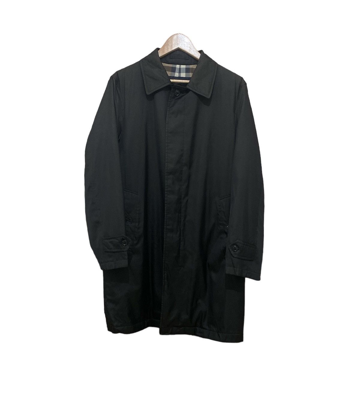 Burberry × Burberry Prorsum Vintage Burberry Black Nova Check Nylon Jacket Size US M / EU 48-50 / 2 - 2 Thumbnail