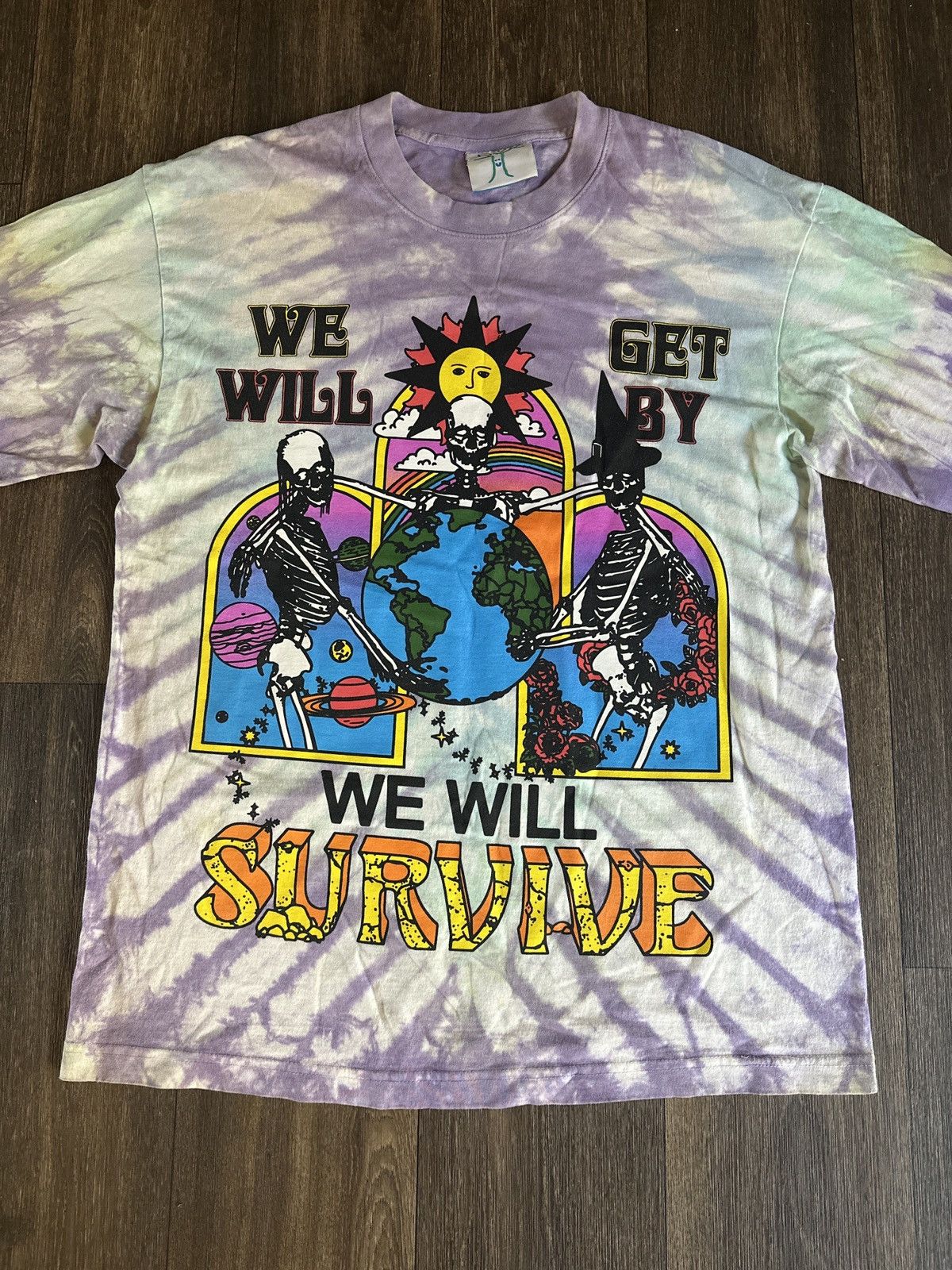 Online Ceramics Online Ceramics Tie-Dye We Will Survive Tee Size US M / EU 48-50 / 2 - 1 Thumbnail