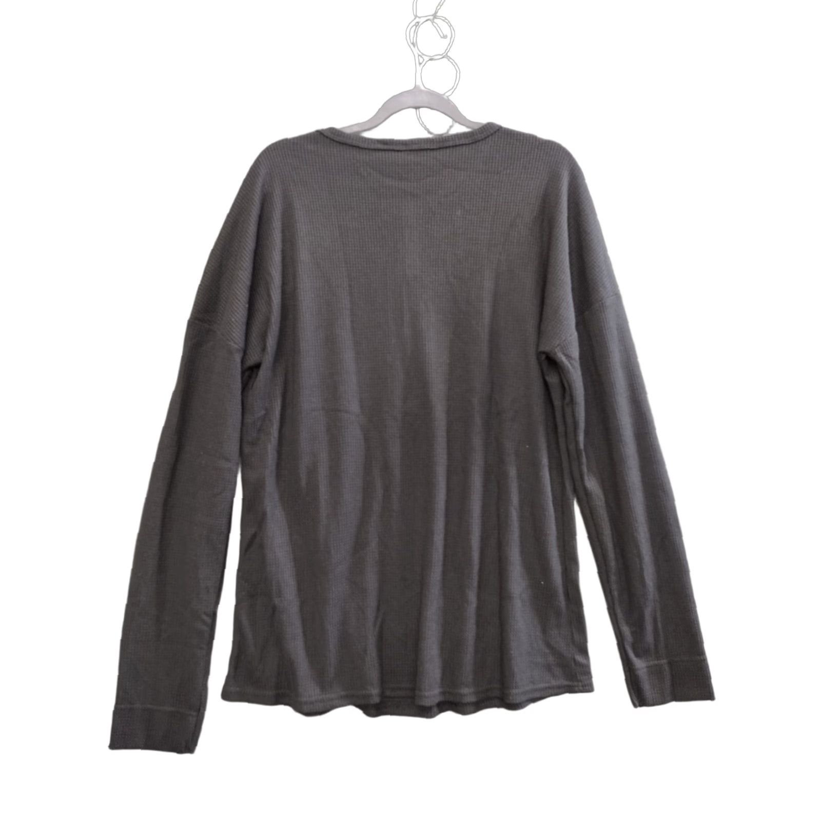 Vintage Unbranded Henley Ribbed Shirt Black Cotton Long Sleeve 2XL Men's Size US XXL / EU 58 / 5 - 1 Thumbnail