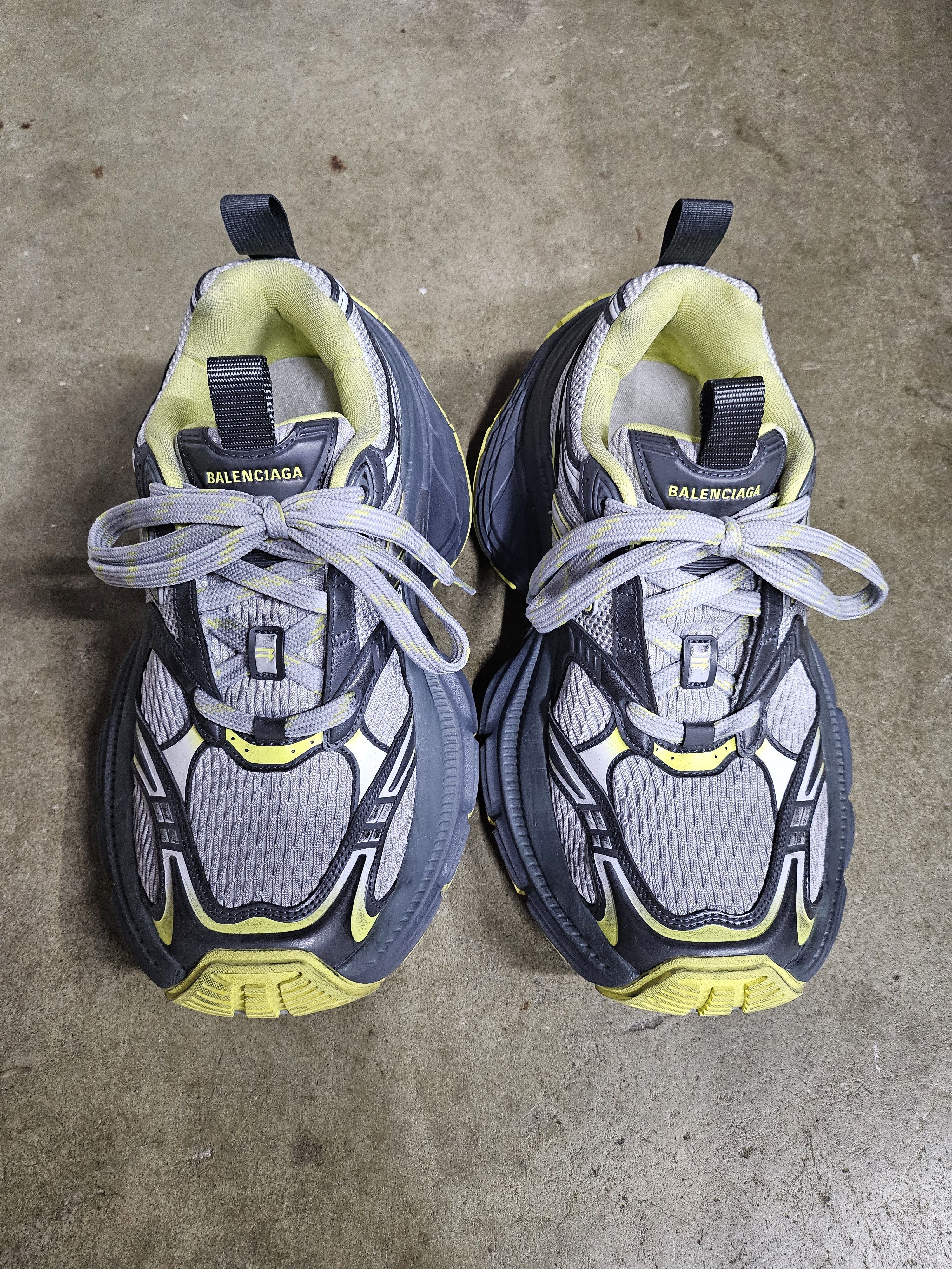 Balenciaga Balenciaga 10XL Grey/Yellow Size 40 Size US 7 / EU 40 - 2 Thumbnail