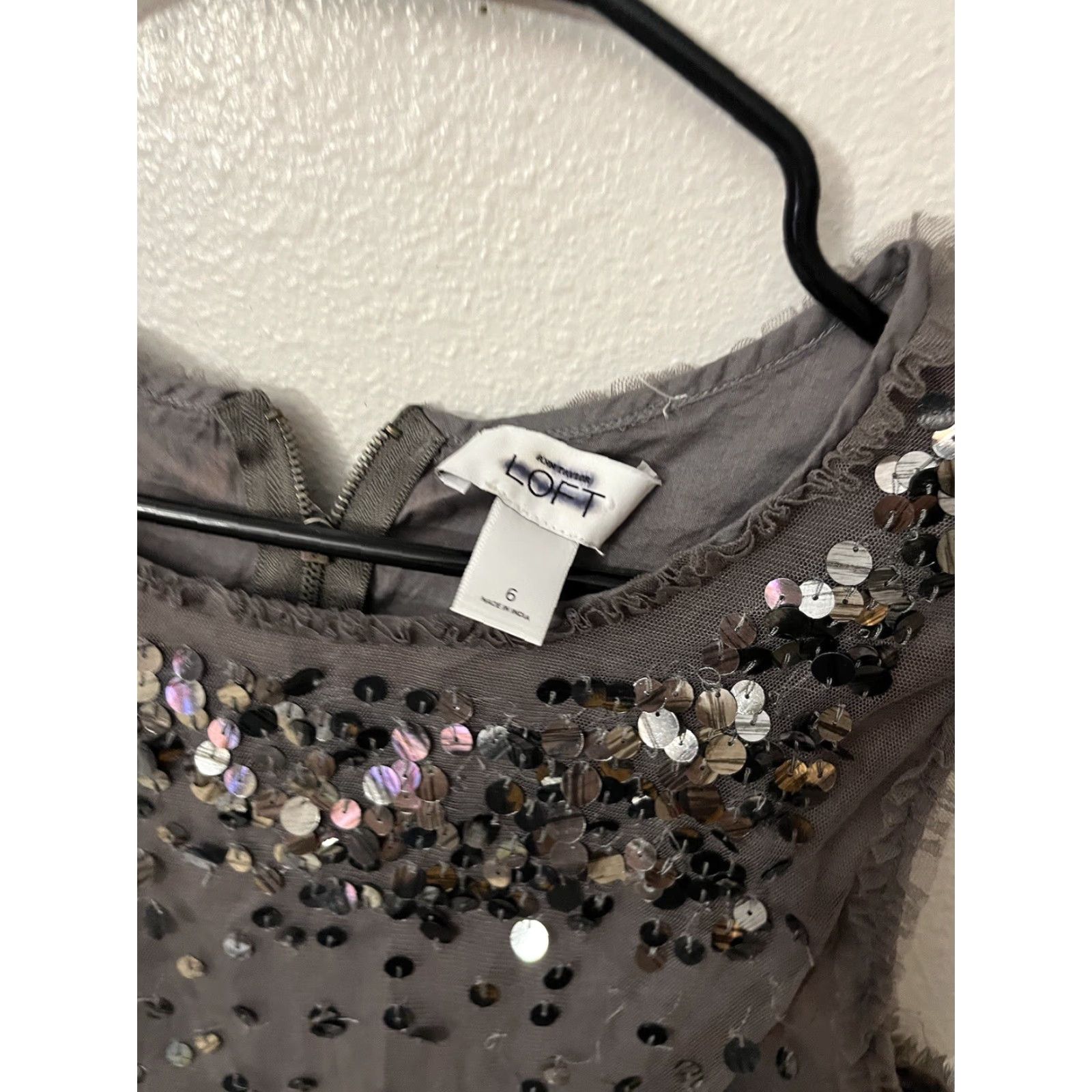 Loft VESTAGE Ann Taylor Loft Blouse Tank Top Women’s Sleeveless Size 6 Cotton Rayon Sequin Casual Size M / US 6-8 / IT 42-44 - 2 Thumbnail