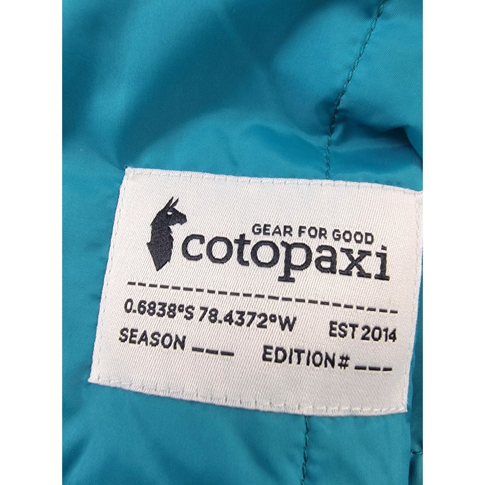 Cotopaxi Cotopaxi Teca Cálido Vest Mens XL Blue Green Puffer Zip Jacket Outdoor Insulated Size US XL / EU 56 / 4 - 5 Thumbnail