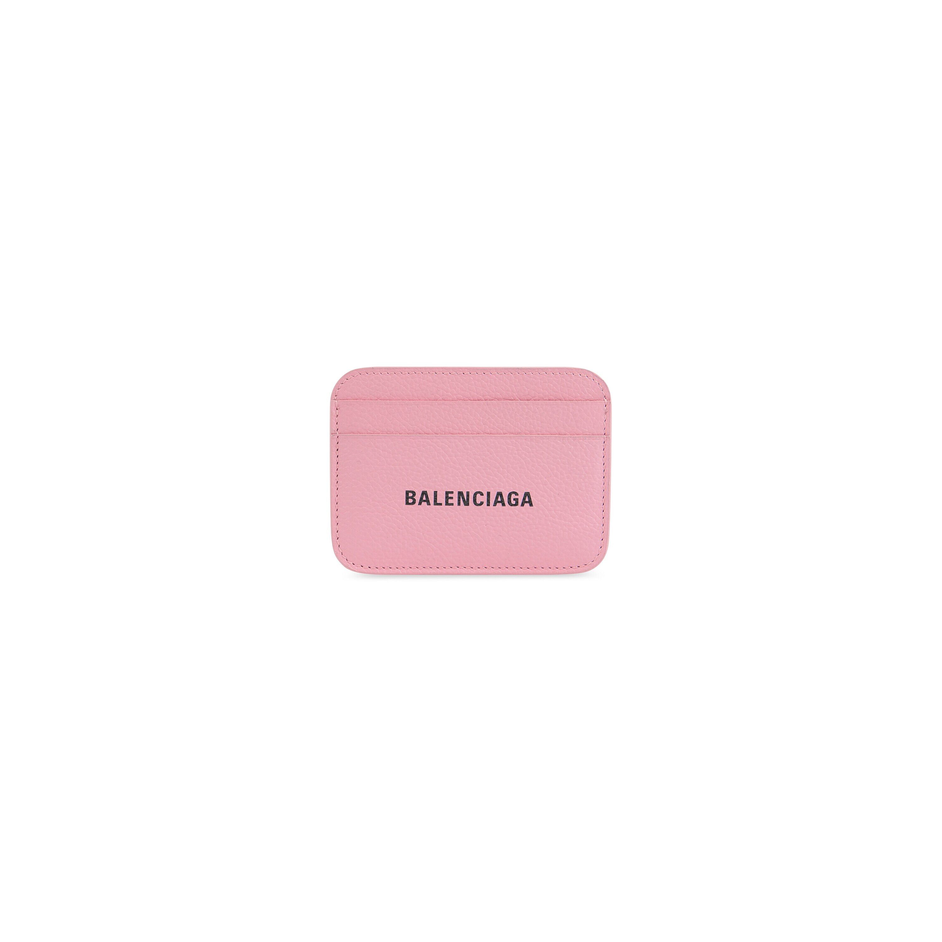 Balenciaga o1w1db10525 Size: OS / Cash Card Holder in Pink Size ONE SIZE - 1 Thumbnail