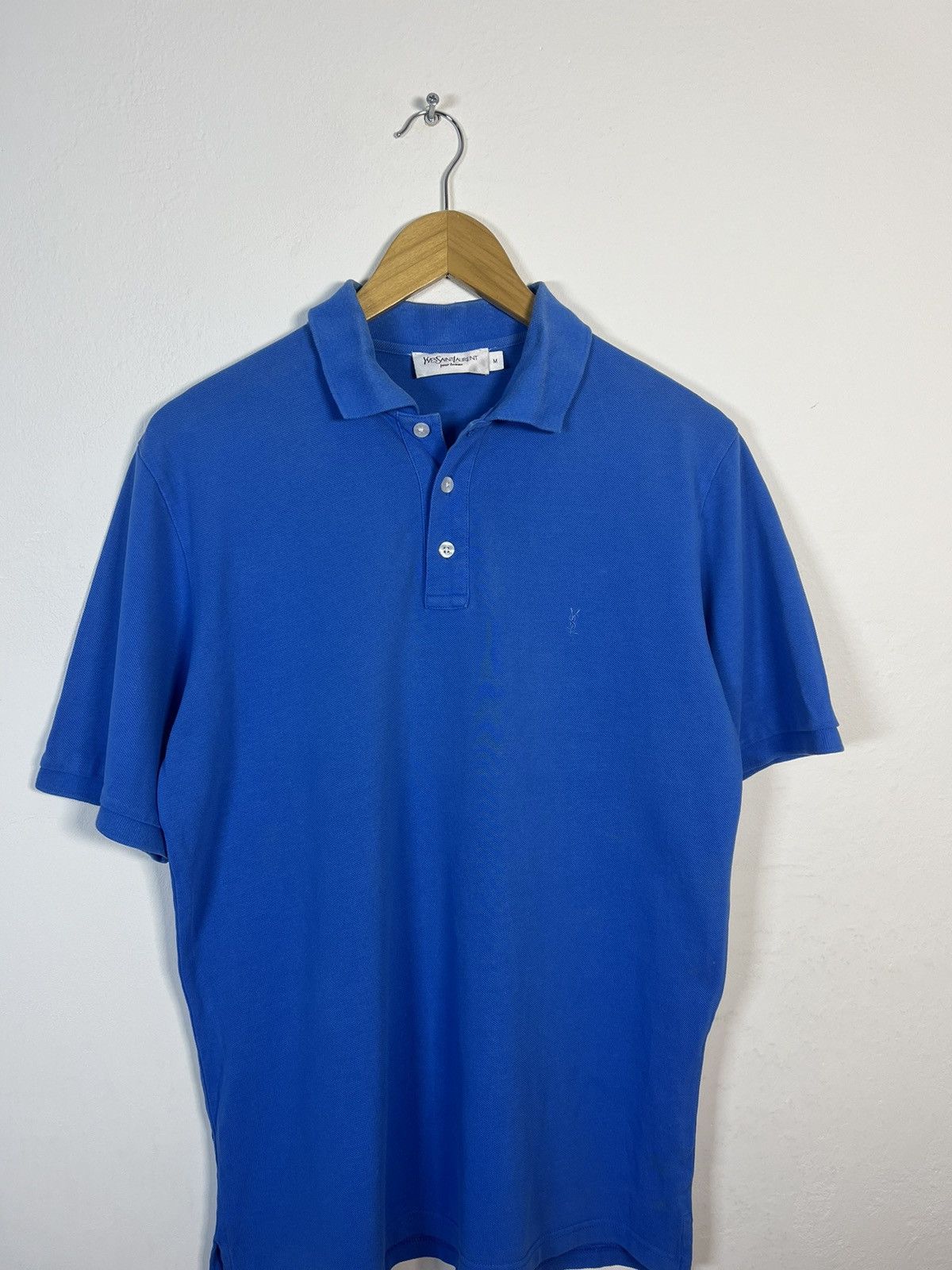 Yves Saint Laurent Yves Saint Laurent Pour Homme Shirt Polo Vintage Logo Size US M / EU 48-50 / 2 - 2 Thumbnail