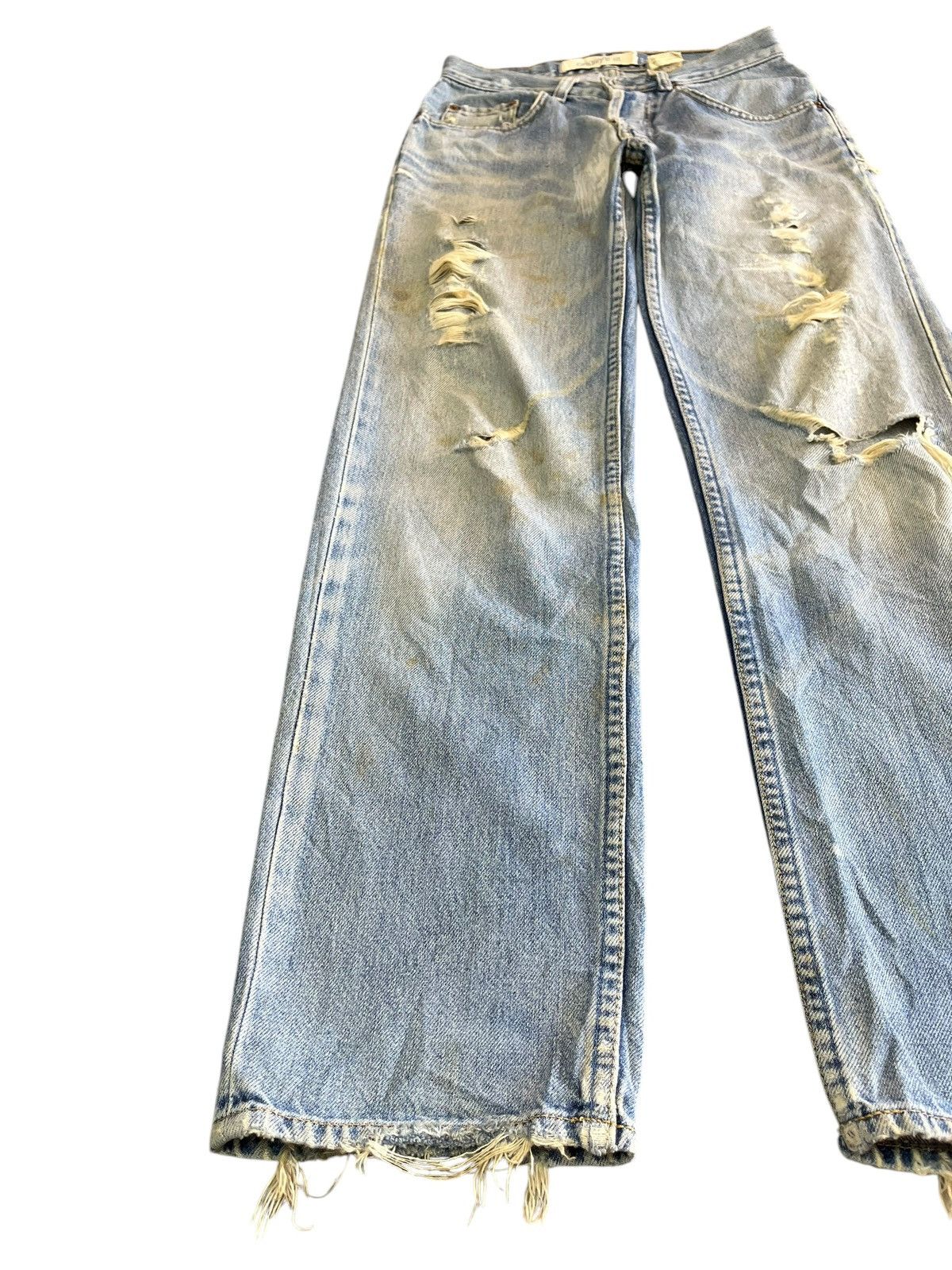 Gap Vintage Gap Blue Jeans Ripped Distressed Denim Size US 28 / EU 44 - 4 Thumbnail