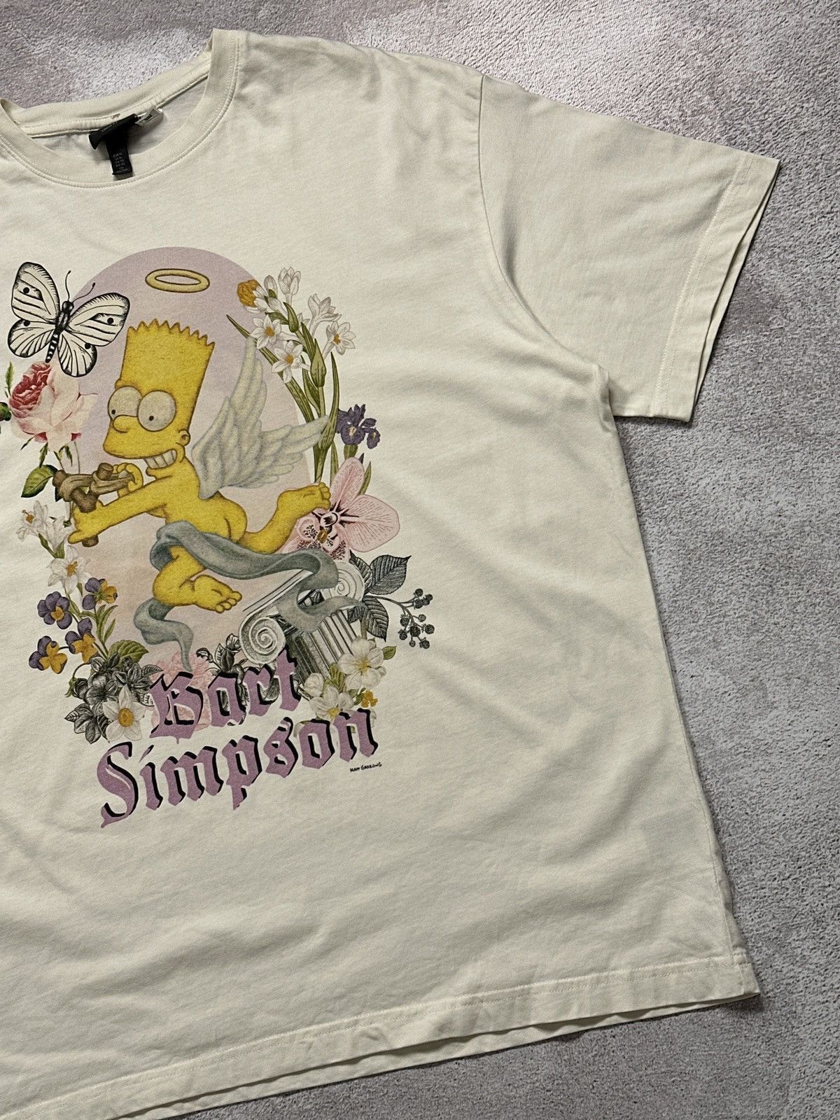 The Simpsons Rare Bart Simpson Cupid Crazy Print T Shirt Tee XL Size US XL / EU 56 / 4 - 4 Thumbnail