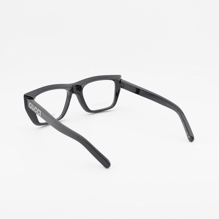 Gucci Gucci GG1724O 001 Eyeglasses Black 52mm Square Frame Size ONE SIZE - 4 Thumbnail