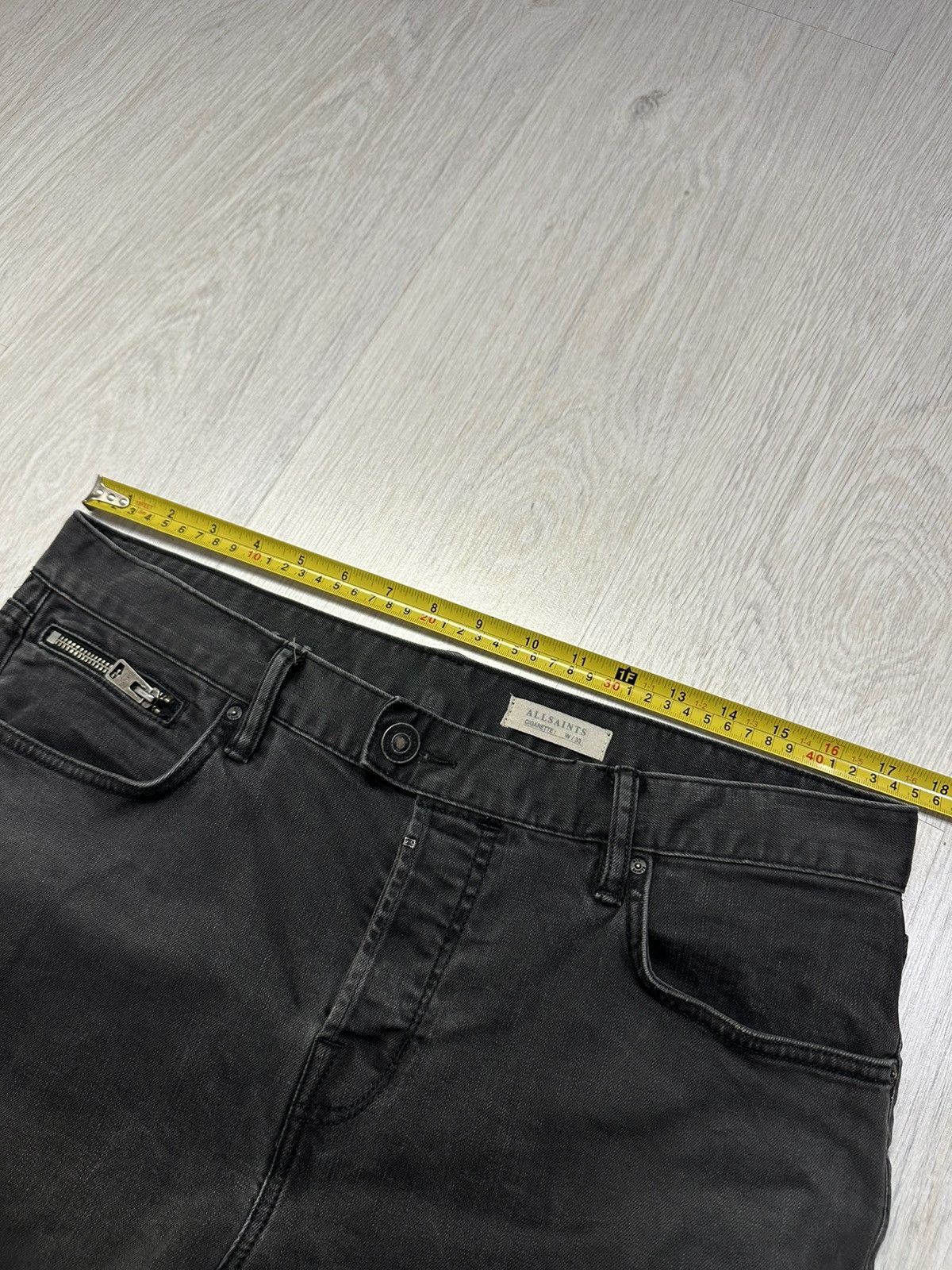 Allsaints Mens Pants Denim Jeans Allsaints Size 33 Reynolds Biker Size US 33 - 10 Thumbnail