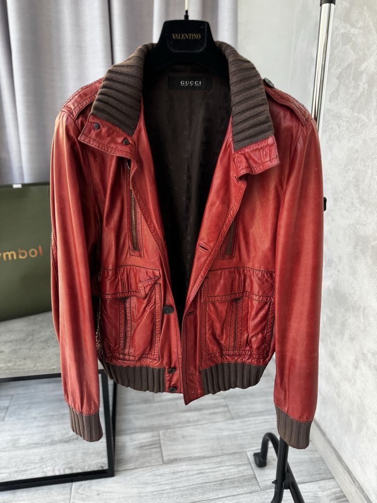 Gucci Gucci Leather Jacket Size US M / EU 48-50 / 2 - 5 Thumbnail