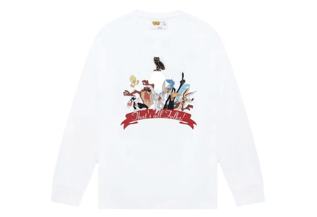 Drake OVO x Looney Tunes Longsleeve T-Shirt Size US M / EU 48-50 / 2 - 1 Thumbnail