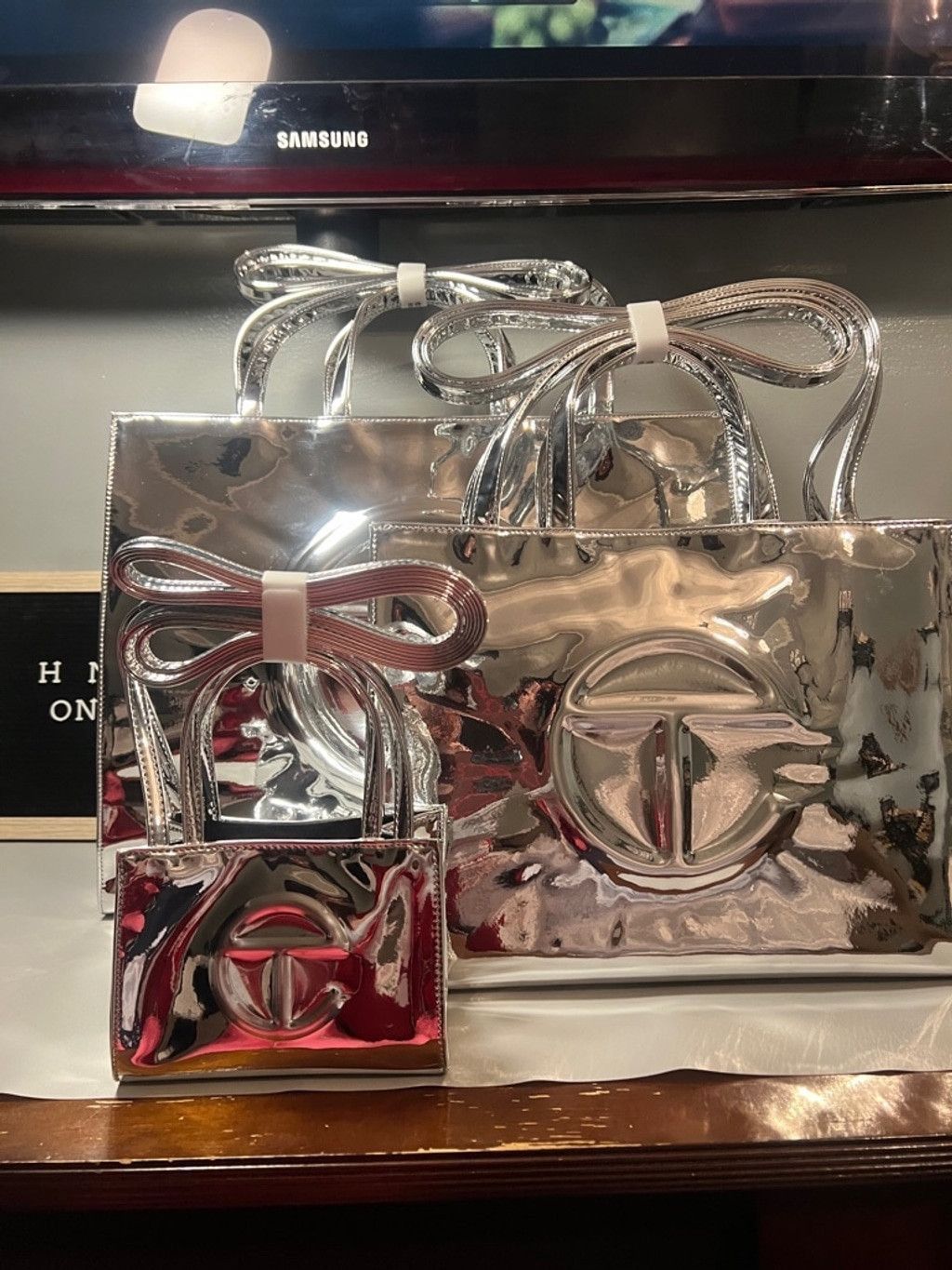 Telfar Telfar Medium Shopping Bag Mirror Size ONE SIZE - 5 Thumbnail