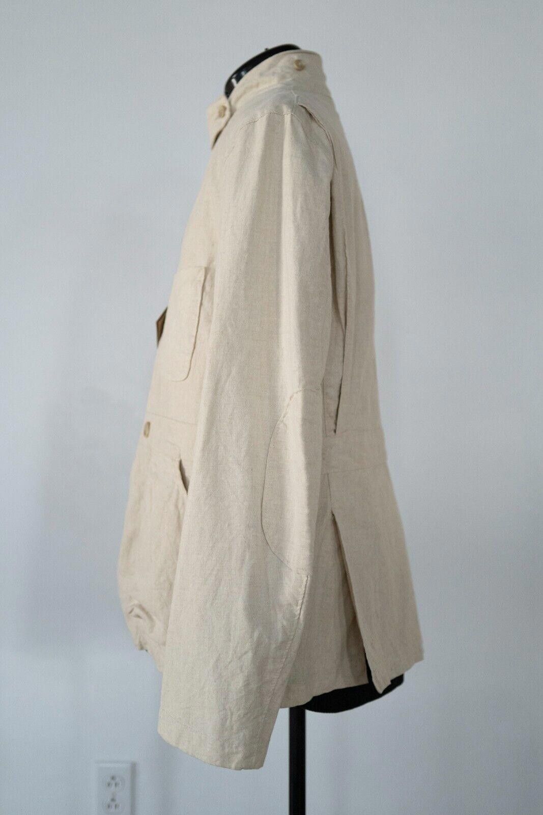 Woolrich Woolen Mills Woolrich Ivory Linen Hunting Jacket Sz. L Size US L / EU 52-54 / 3 - 2 Thumbnail