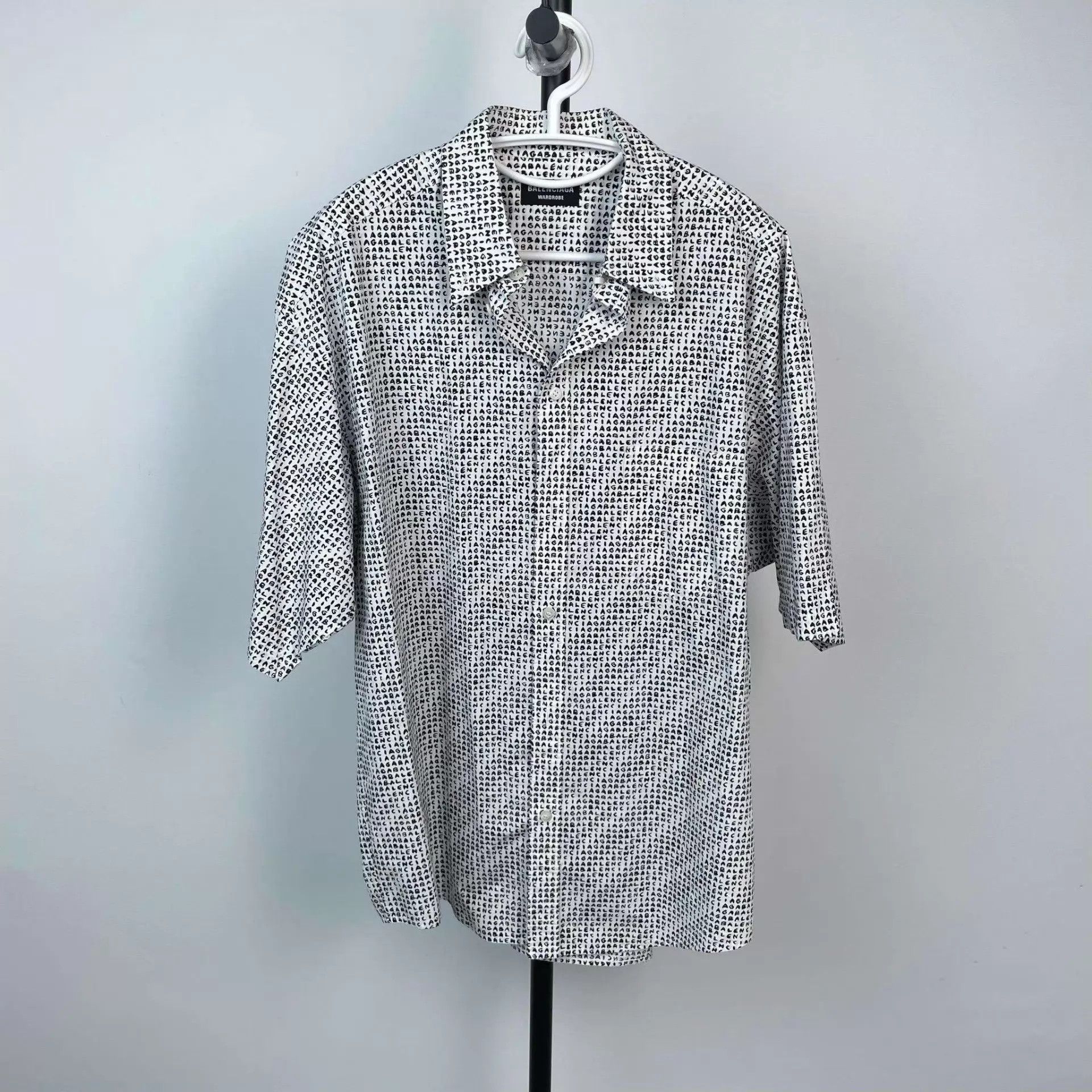 Balenciaga Balenciaga logo print short-sleeve shirt 170 XS 2020 Size US XS / EU 42 / 0 - 1 Thumbnail