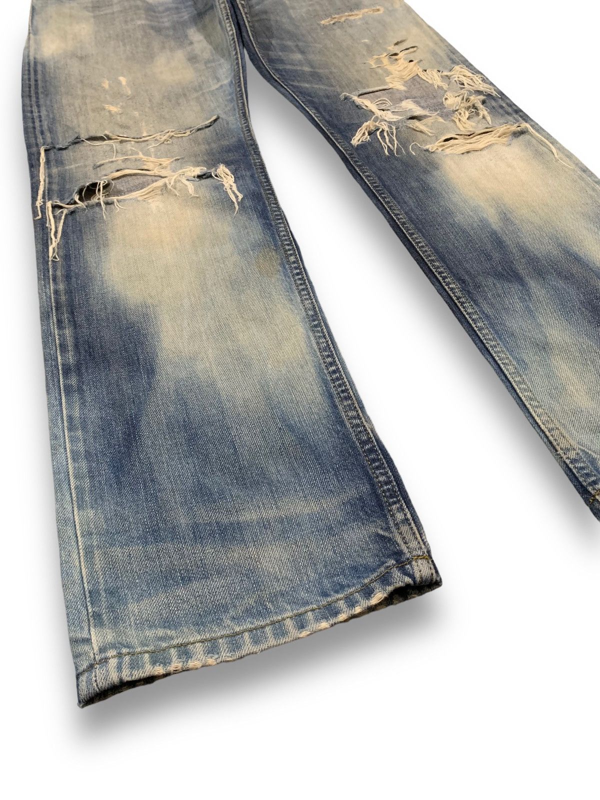 Diesel Diesel Industry Krayver Acid Wash Distressed Grunge Jeans Size US 32 / EU 48 - 11 Thumbnail