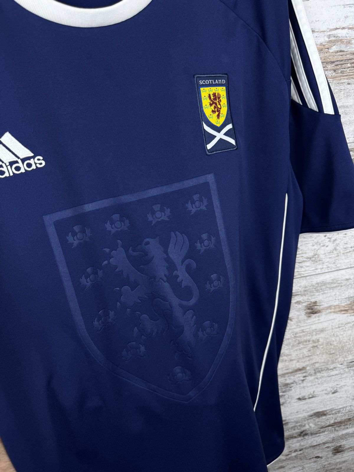 Adidas Mens Vintage Adidas Scotland home jersey football T-shirt Size US L / EU 52-54 / 3 - 9 Thumbnail
