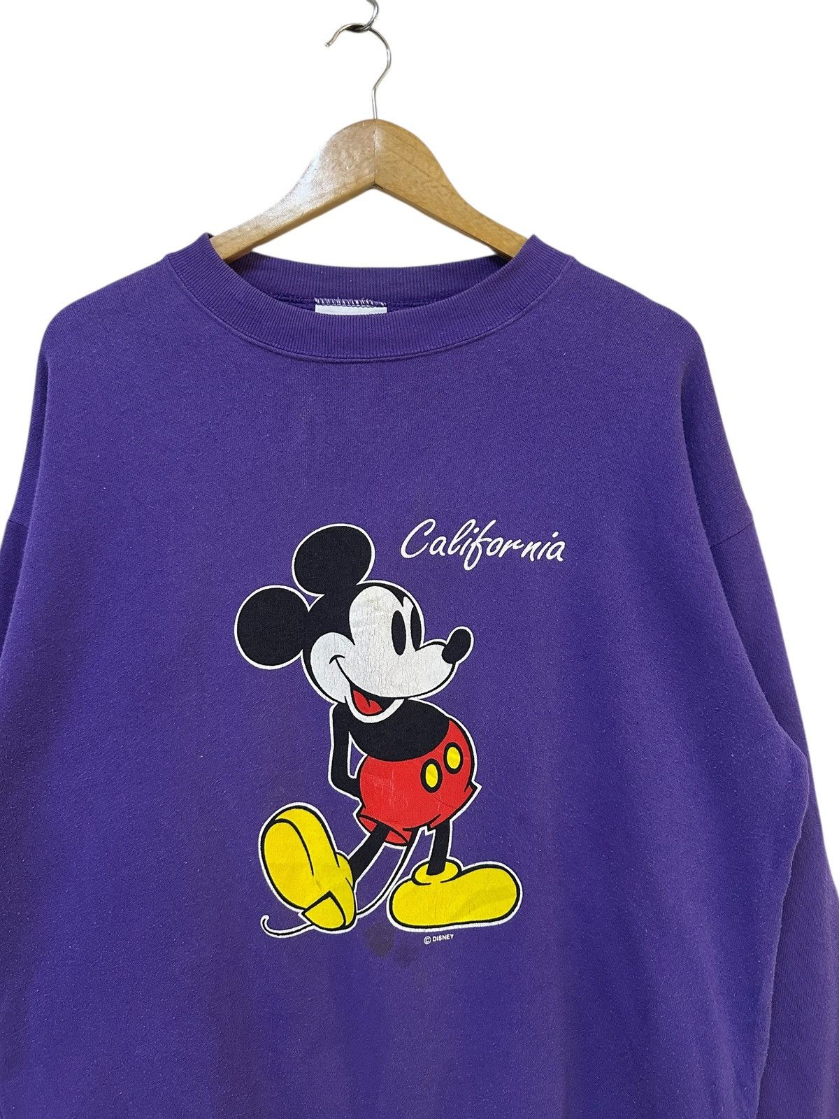 Vintage Vintage 80s velva sheen disney mickey mouse sweatshirt Size US L / EU 52-54 / 3 - 2 Thumbnail