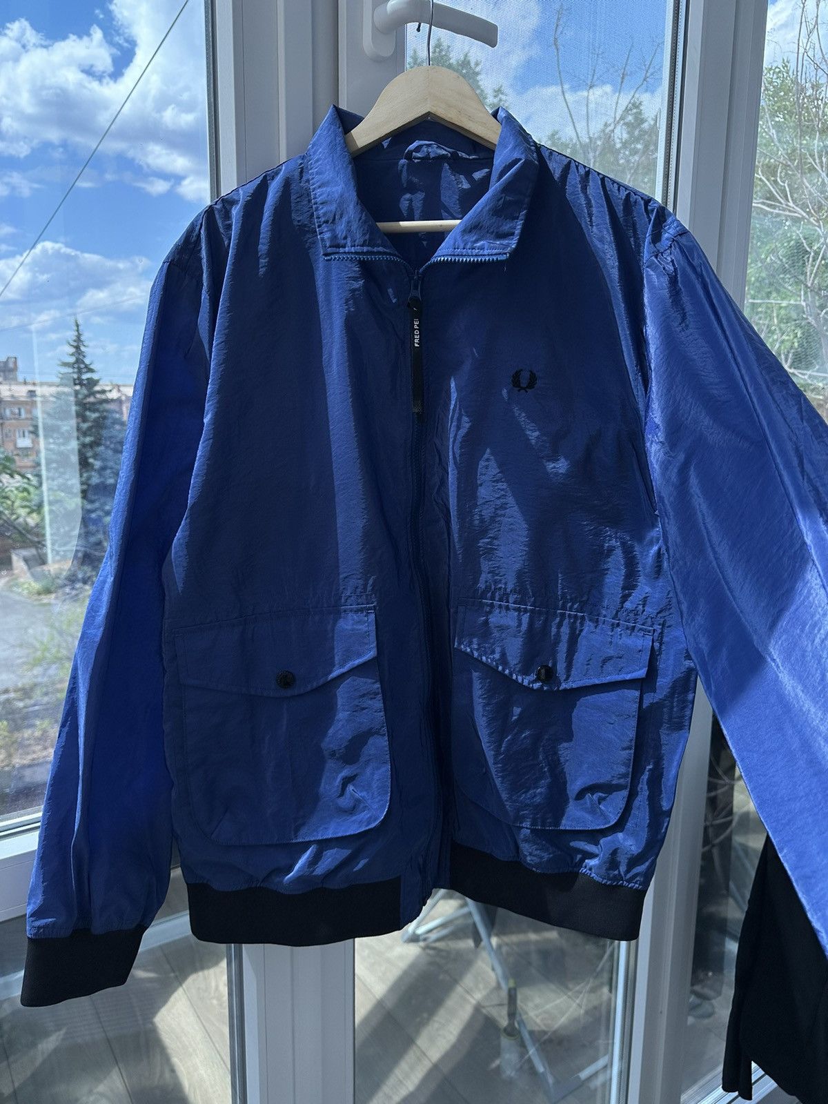 Fred Perry × Vintage 🫧Fred Perry Nylon Jacket Vintage Size US XL / EU 56 / 4 - 17 Thumbnail