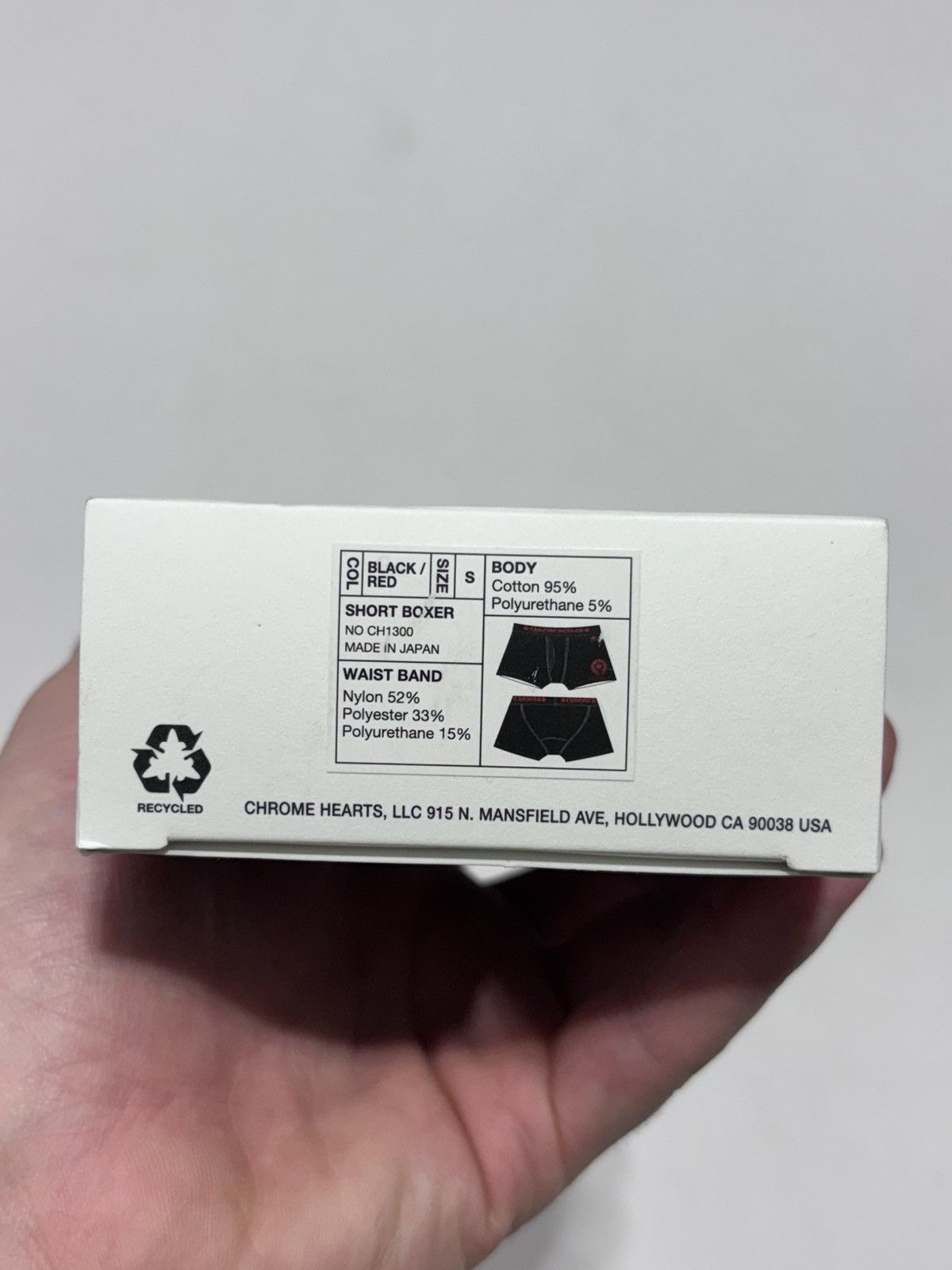 Chrome Hearts Chrome Hearts Black & Red Boxer Briefs Size ONE SIZE - 3 Thumbnail