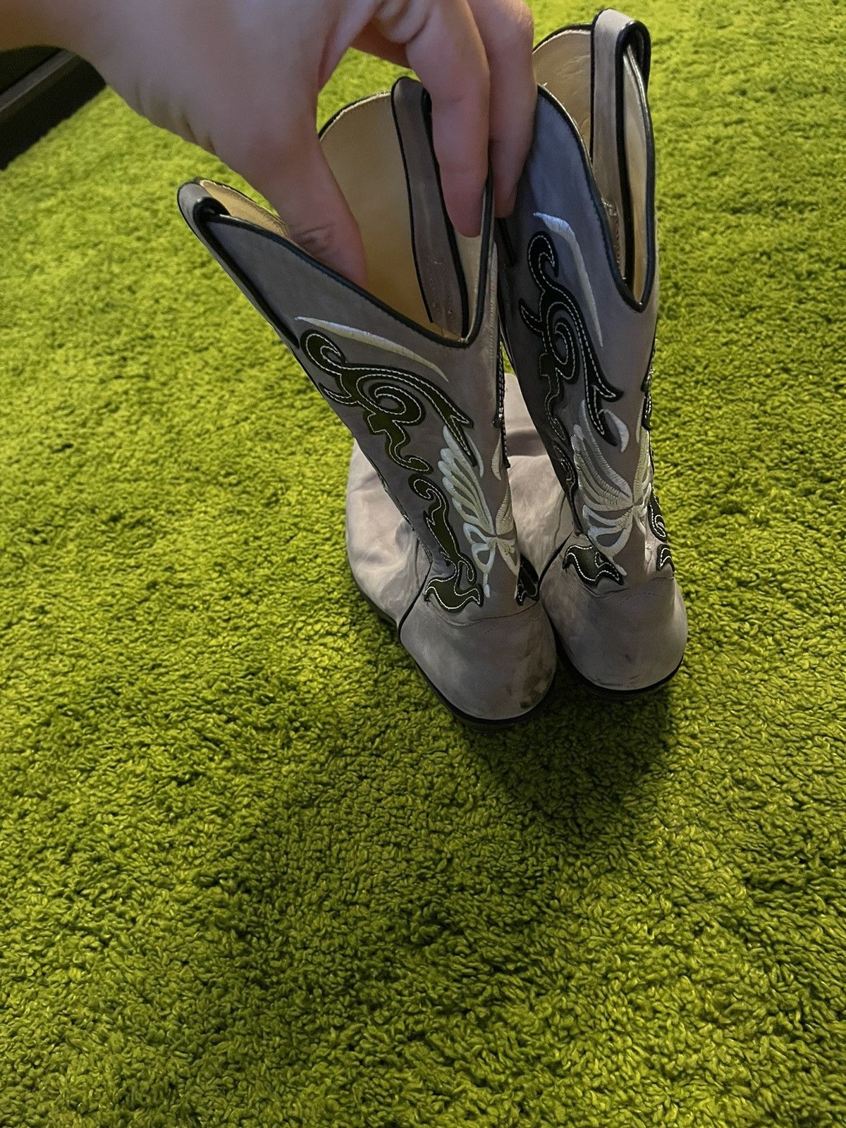 Cowboy Equipment × Designer × Genuine Leather Tony Mora western cowboy leather boots Size US 7 / EU 40 - 6 Thumbnail