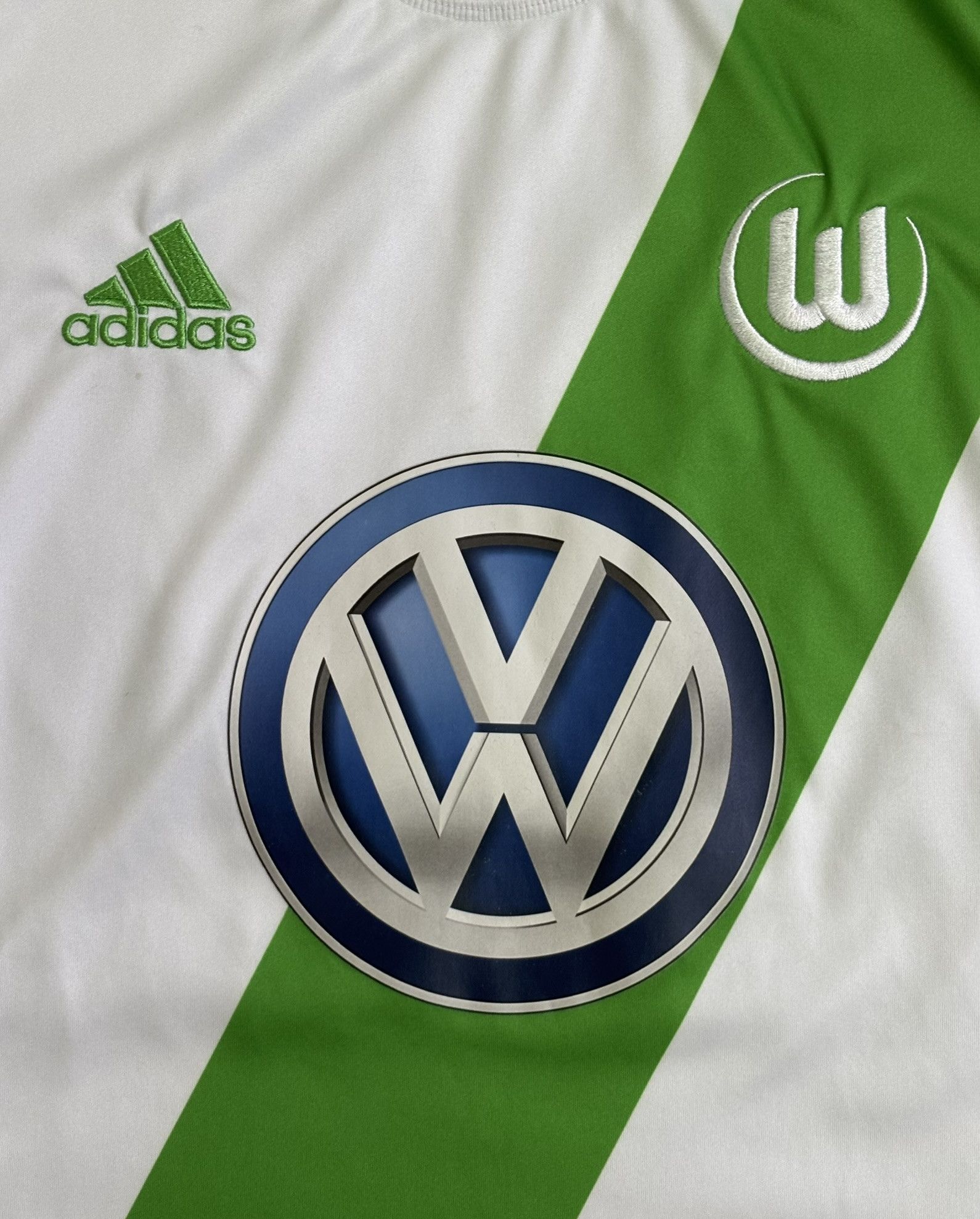 Adidas VfL Wolfsburg 2013/2014 Pohlers #26 Adidas Player Issue Size US S / EU 44-46 / 1 - 6 Thumbnail
