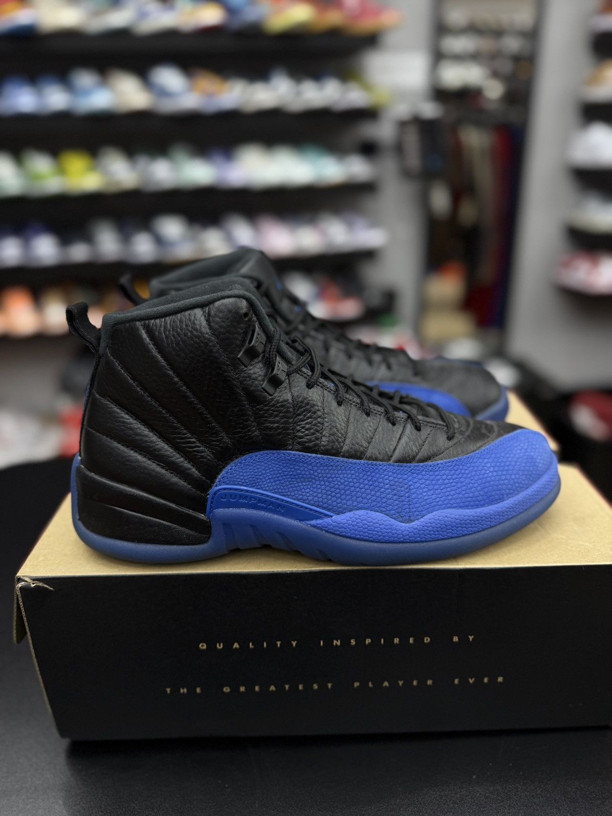 Jordan Brand × Nike Jordan 12 Blueberry Royal Blue Size 11.5 2019 Size US 11.5 / EU 44-45 - 1 Thumbnail