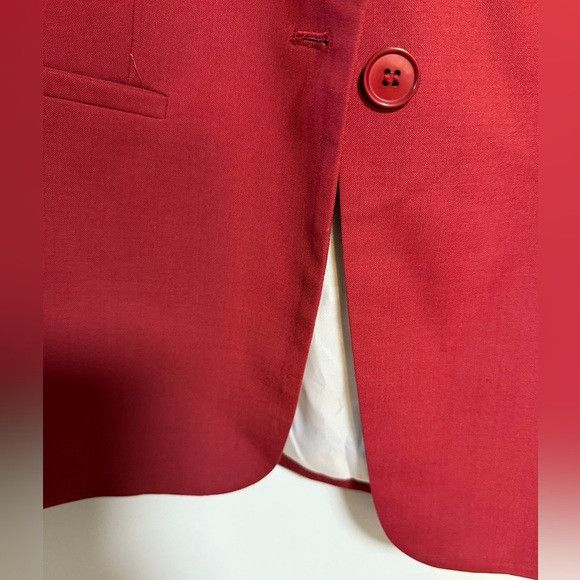 Other Judith & Charles Red Tailored Blazer Size 6 Size M / US 6-8 / IT 42-44 - 11 Thumbnail